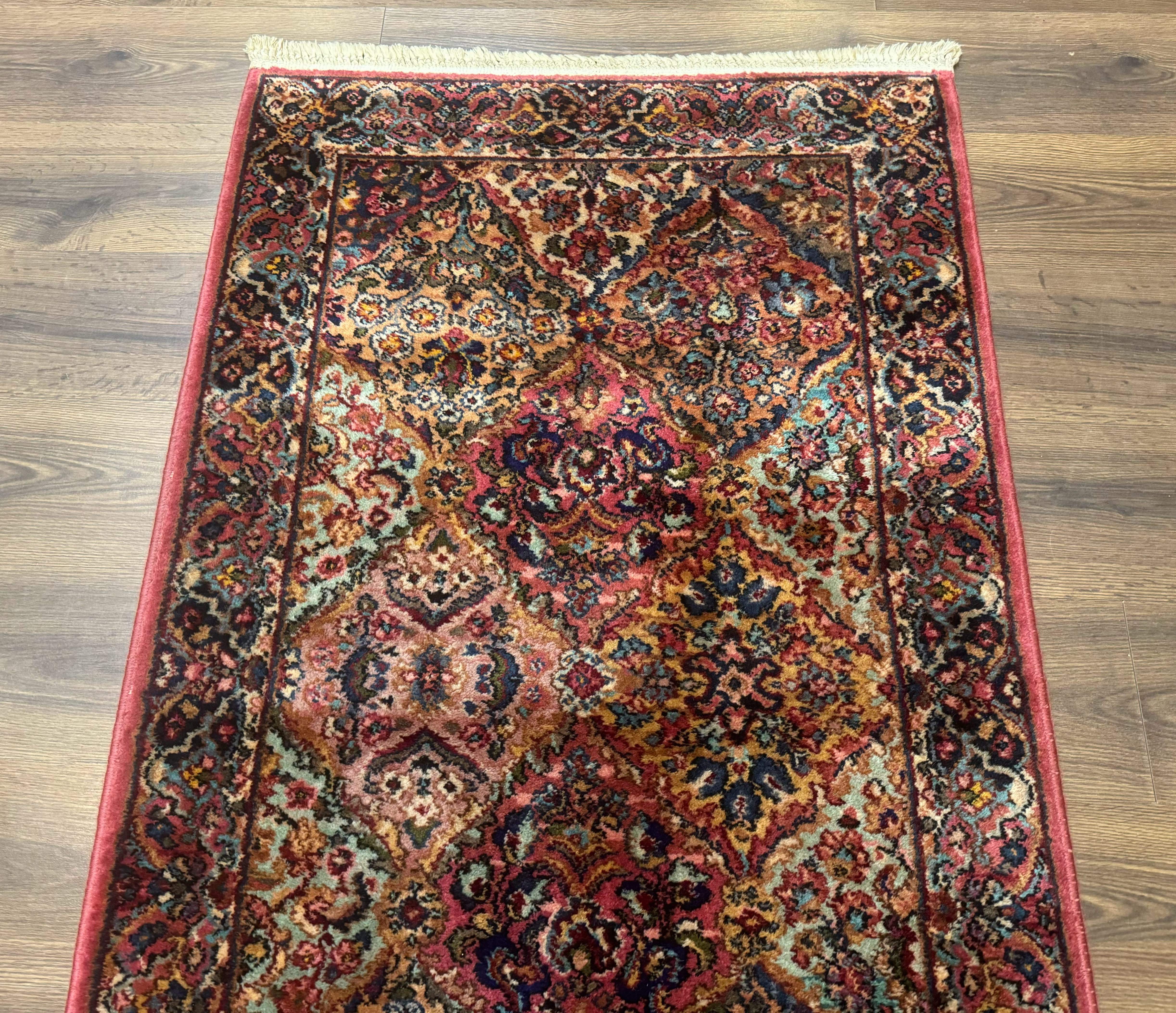 3x5 Karastan Multicolor Panel Kirman Rug #717, Wool Original 700 Series - Jewel Rugs