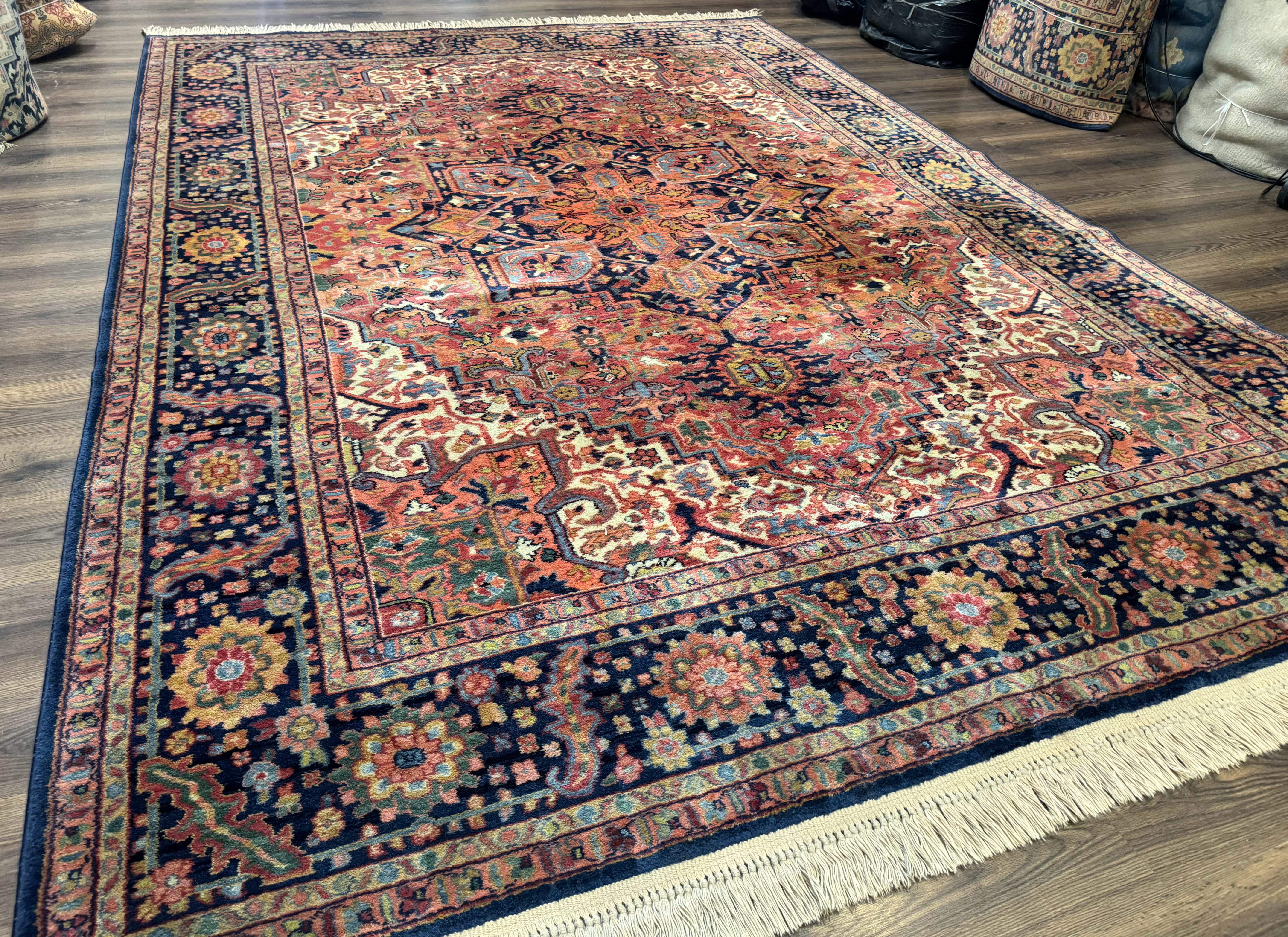 Karastan Rug 8.8 x 12 Heriz #726 Wool Pile Original 700 Series Rare - Jewel Rugs