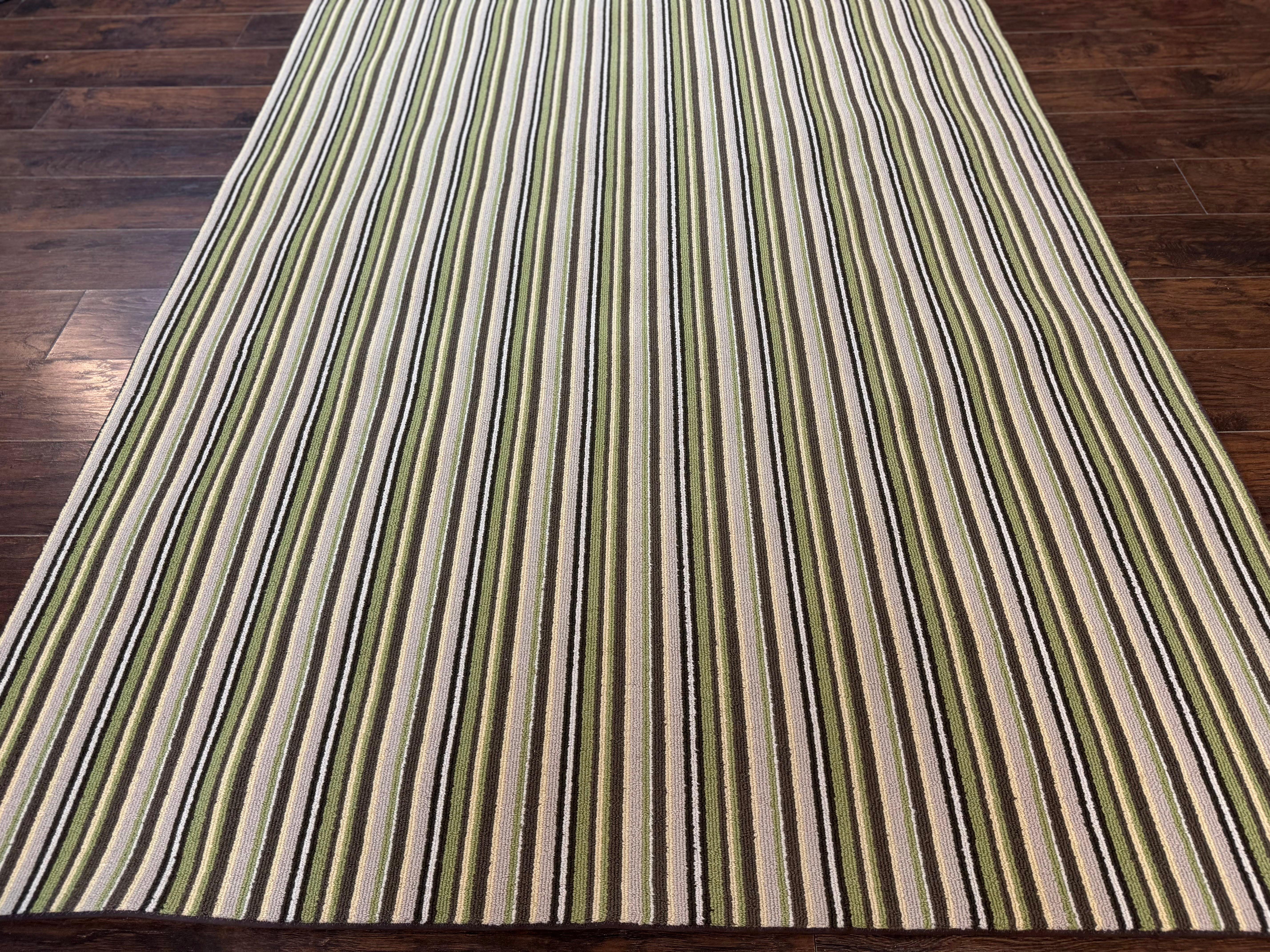Stark Power Loomed Striped Rug 6x9, Multicolor Vintage Stark Carpet - Jewel Rugs