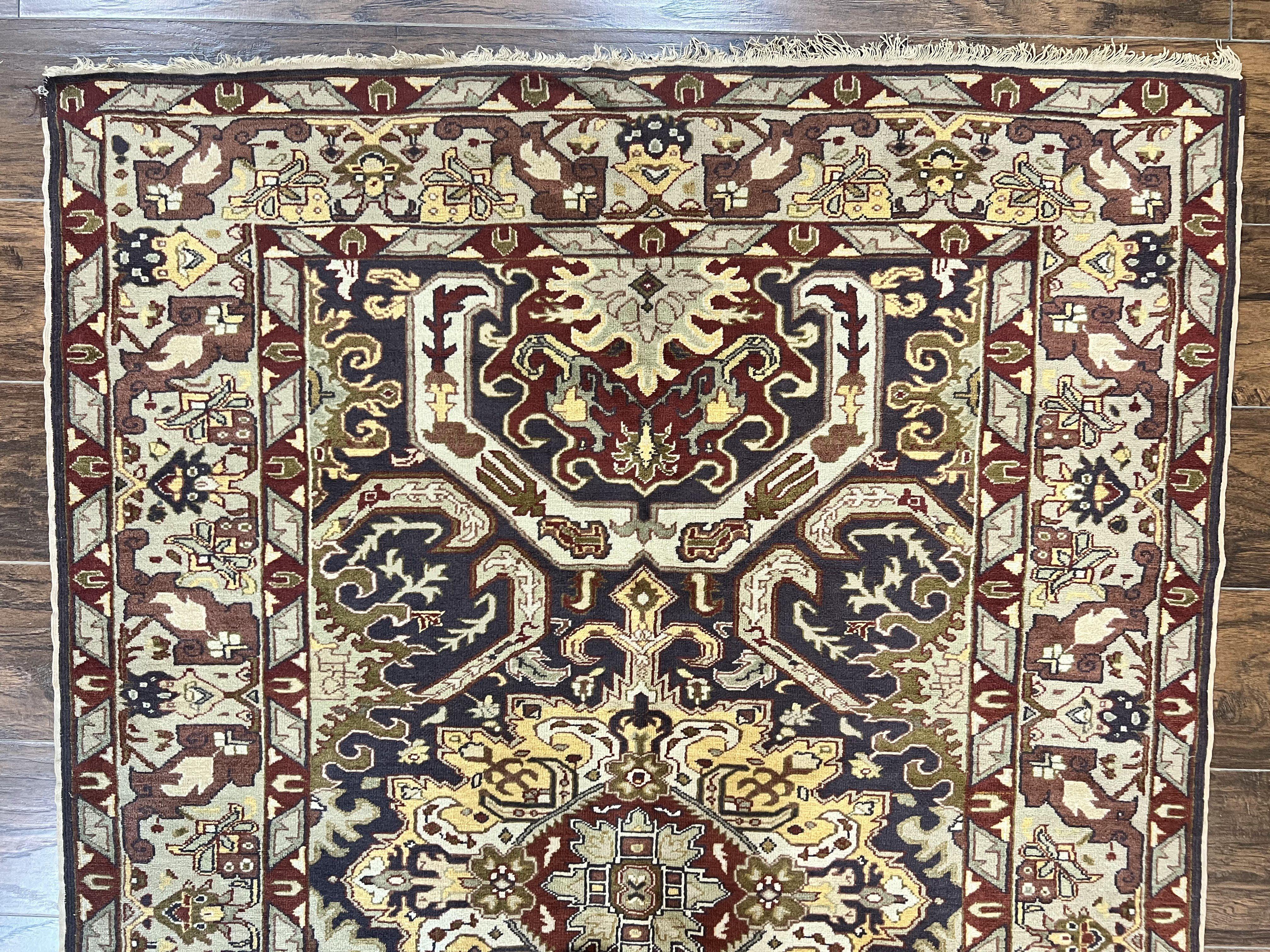 Antique Caucasian Rug, Kuba Seychour Rug, Handmade Wool Oriental Carpet, Azerbaijan Rug - Jewel Rugs