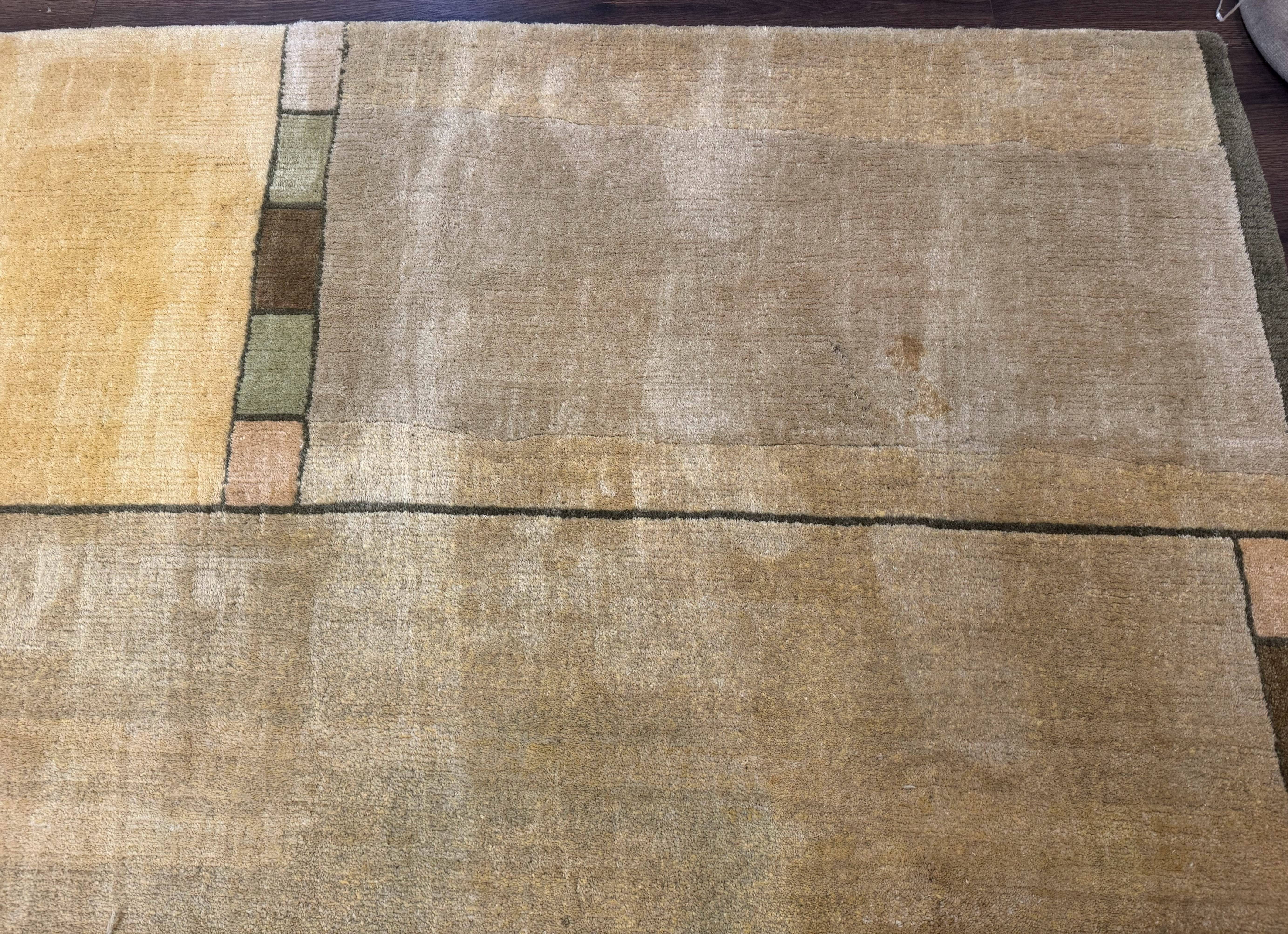 Tufenkian Tibetan Rug 12x16, Handmade Wool Modern Area Rug, Palace Size Carpet - Jewel Rugs