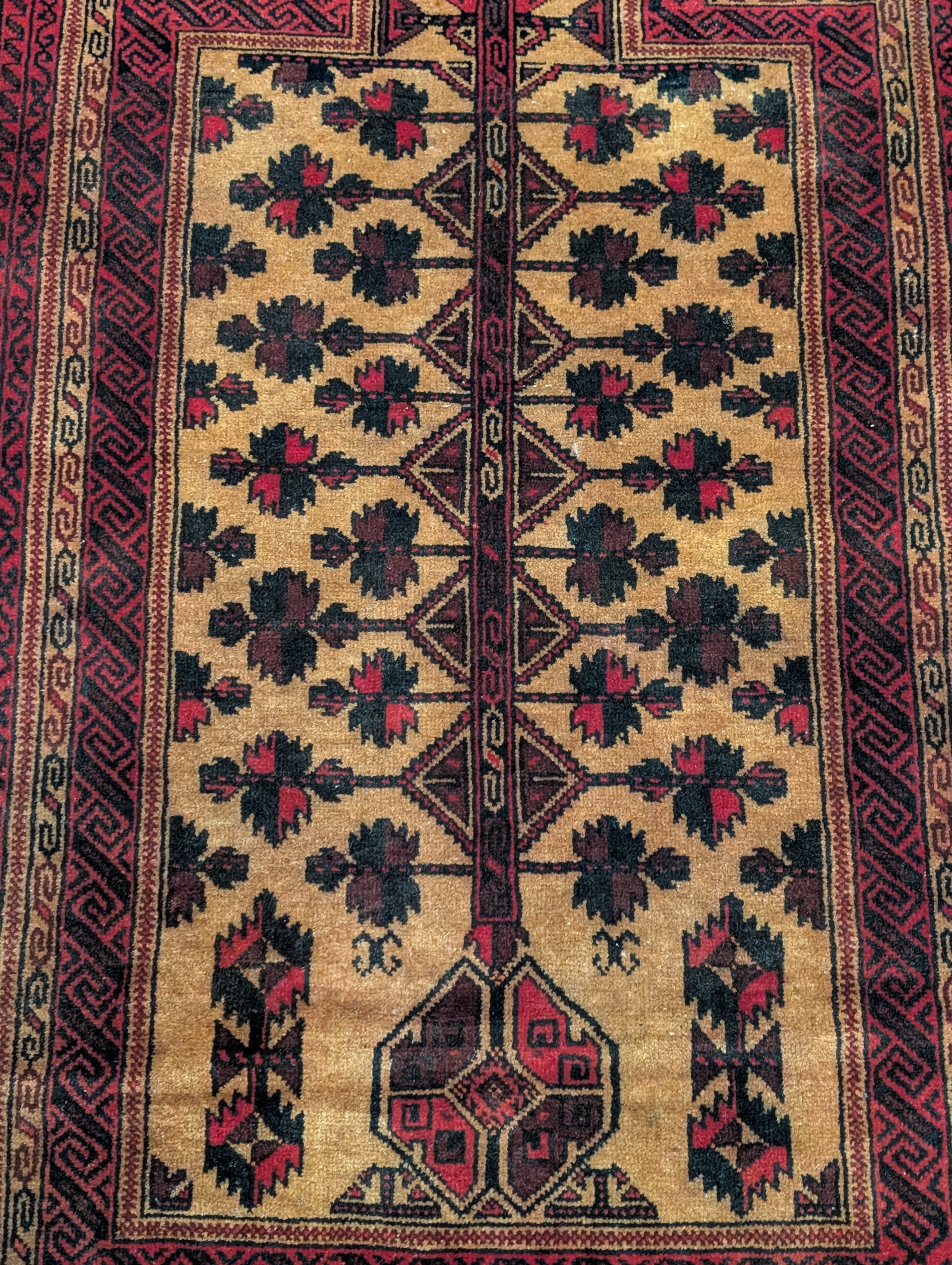 Afghan Prayer Rug 3x5, Baluch Rug, Tribal Carpet, Handmade, Wool, New - Jewel Rugs