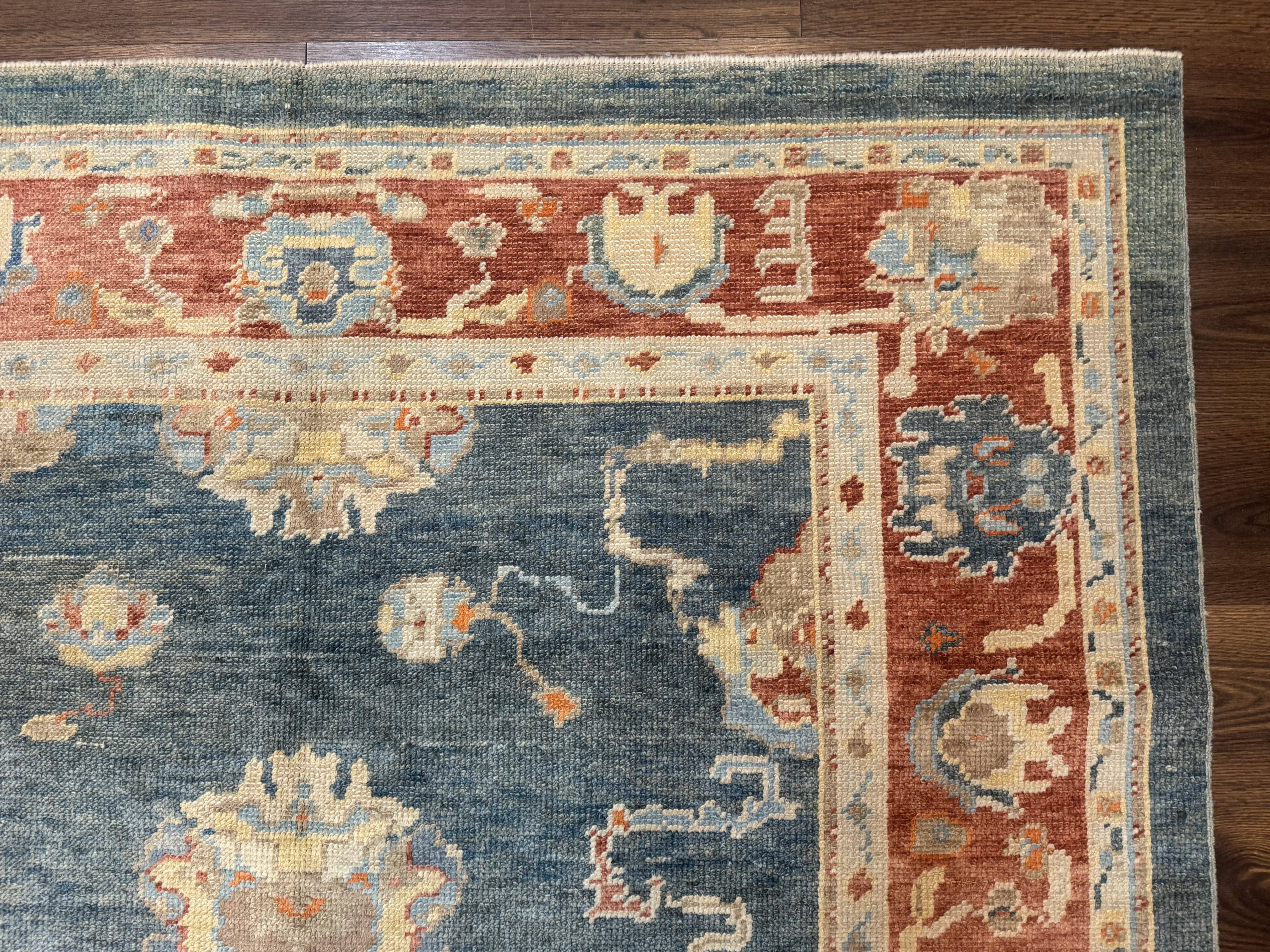 Turkish Oushak Rug 6x9, Sultanabad Carpet, Medium Size Oriental Rug - Jewel Rugs