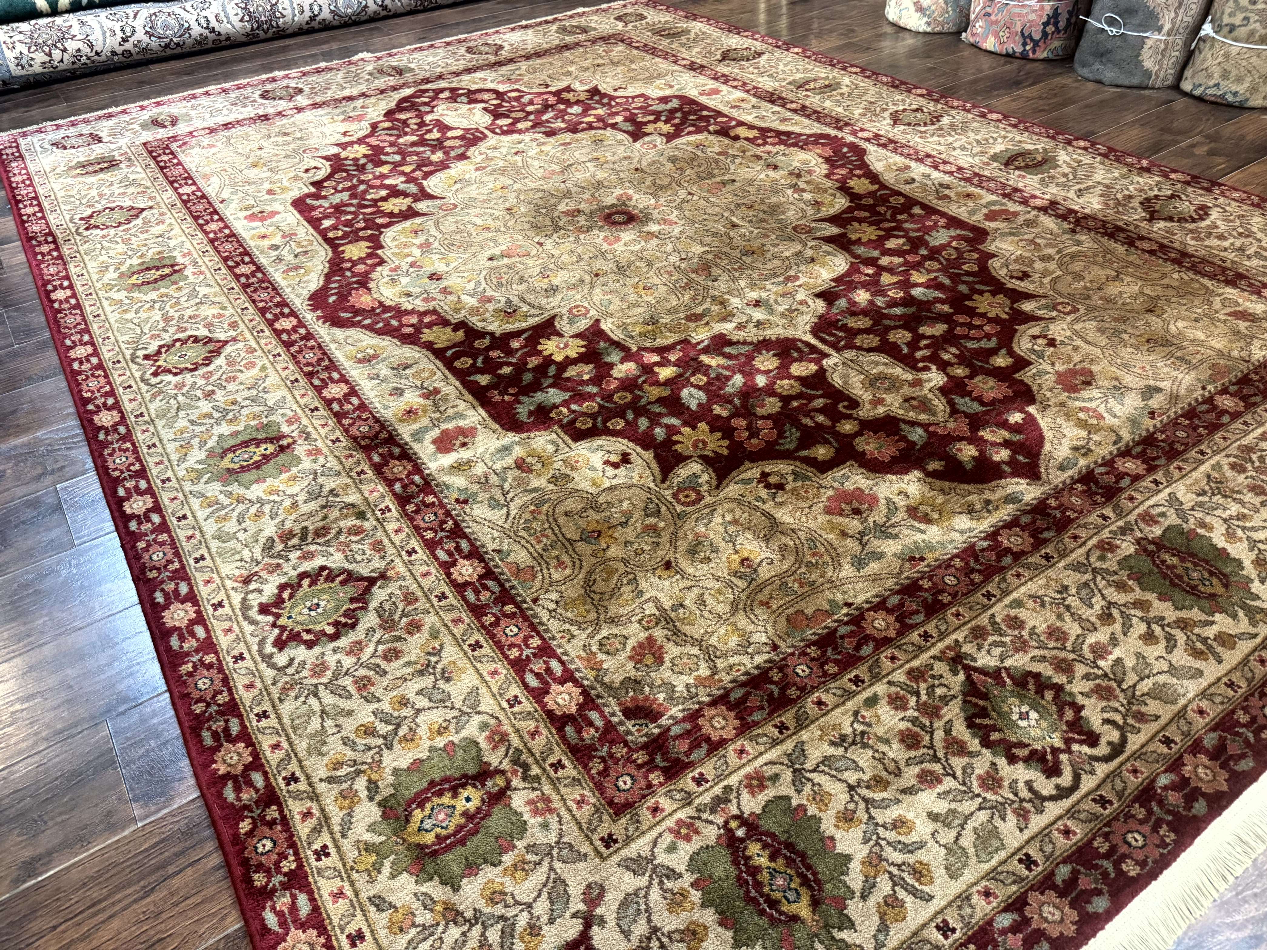 Karastan Rug 8.8 x 12, Antique Legends Royal Tabriz, Wool Pile, Vintage, Rare - Jewel Rugs