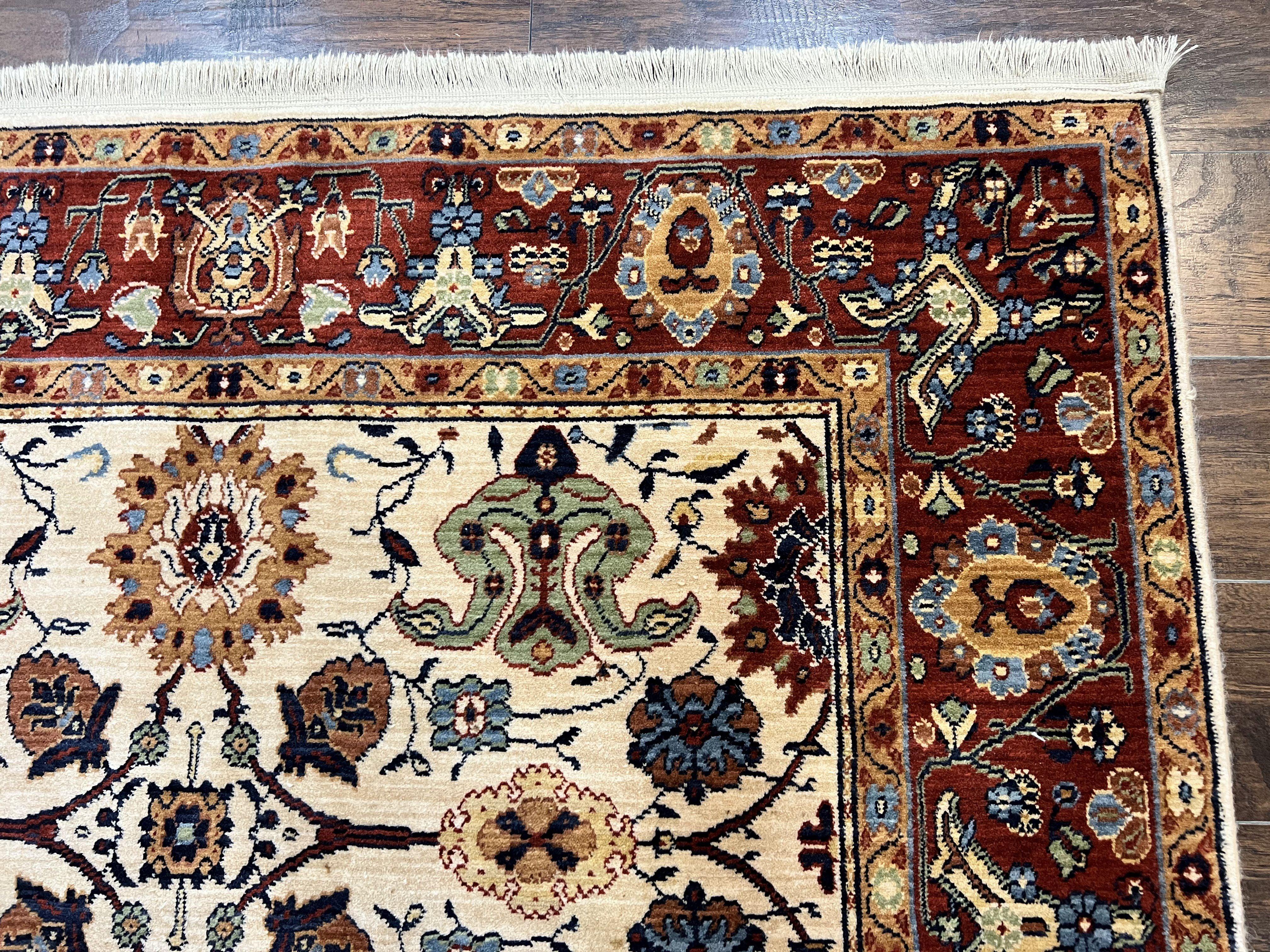 Karastan Rug 6x8, English Manor Stratford Pattern, Wool Karastan Carpet, #2120 - 506 Brighton Pattern, Vintage Rug - Jewel Rugs