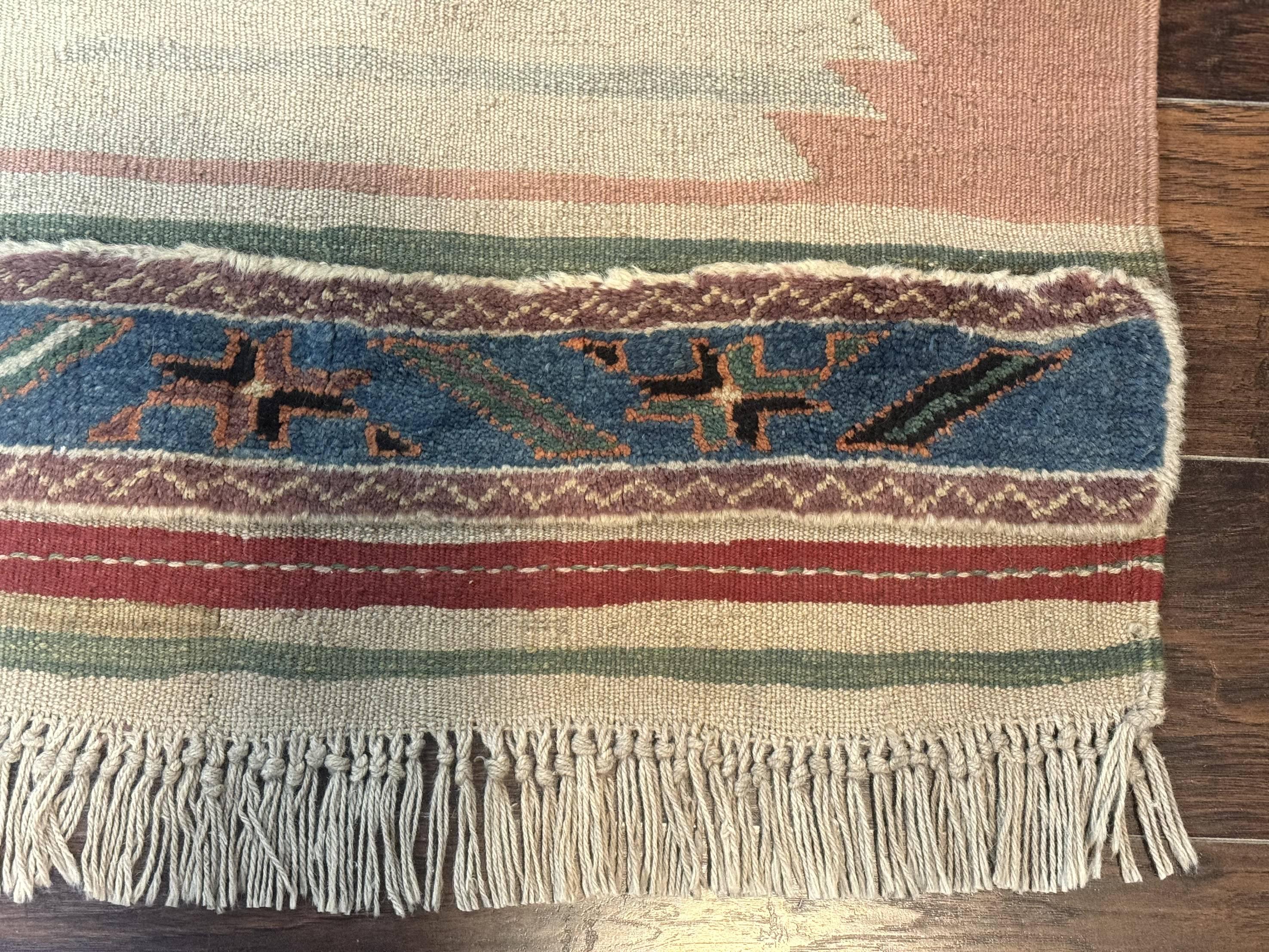 Turkish Kilim Rug 2.5 x 4.7, Flatweave Bohemian Blanket Rug, Wall Hanging Tapestry Rug - Jewel Rugs