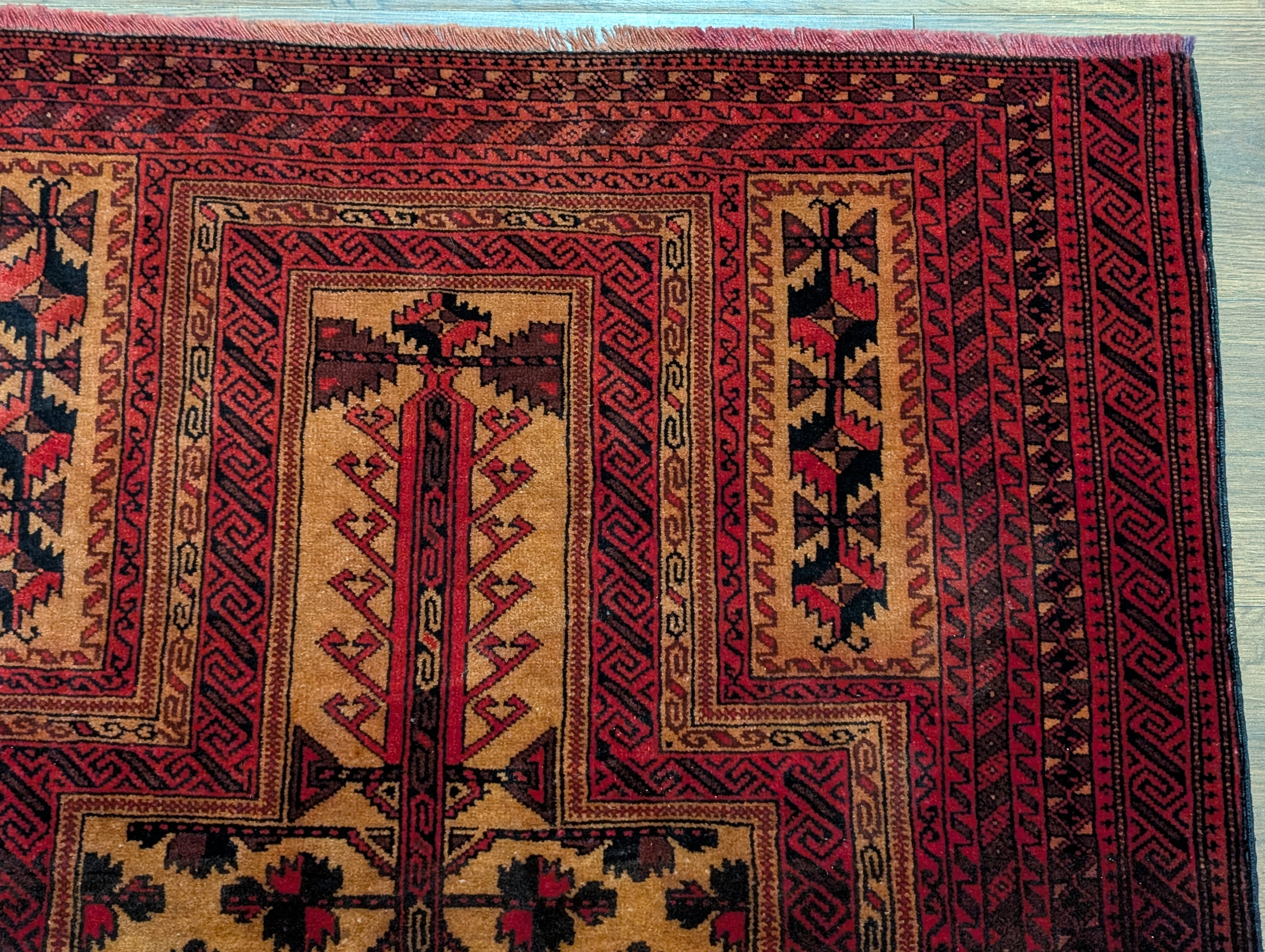 Afghan Prayer Rug 3x5, Baluch Rug, Tribal Carpet, Handmade, Wool, New - Jewel Rugs