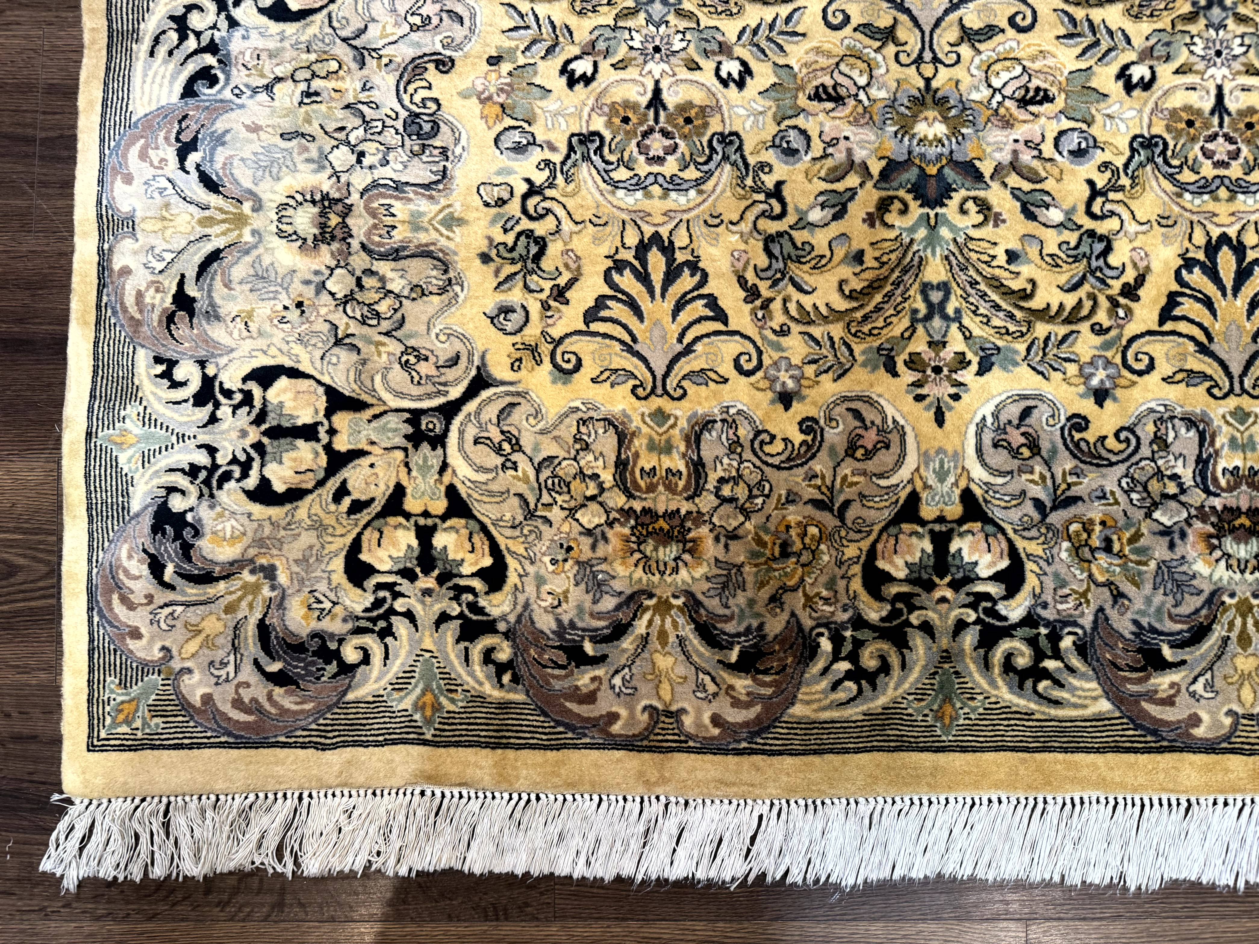 Pak Persian Rug 8x10, Allover Pattern, Fine 225 KPSI, Cream - Jewel Rugs