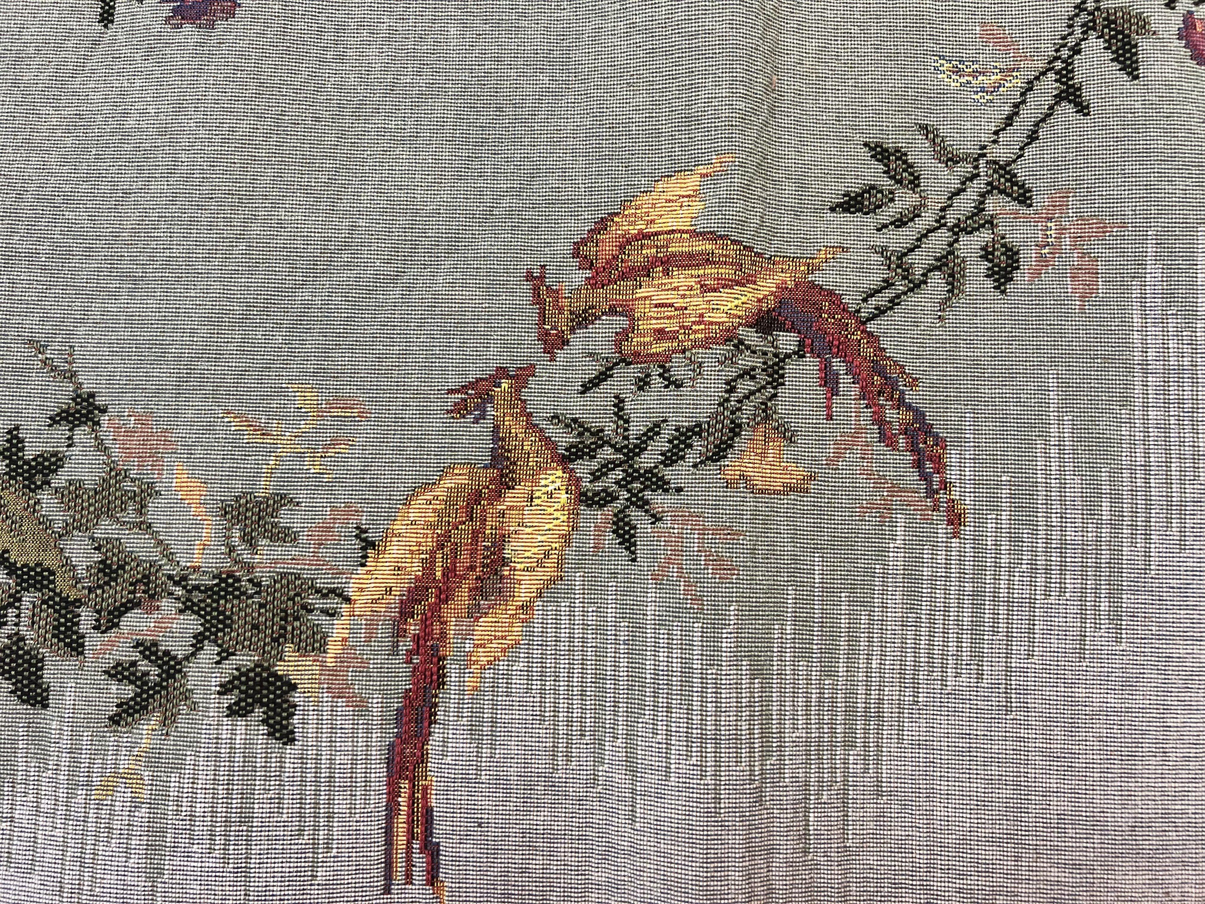 Vintage Tapestry 4 x 5.6, Adorned Elephant Pictorial - Jewel Rugs