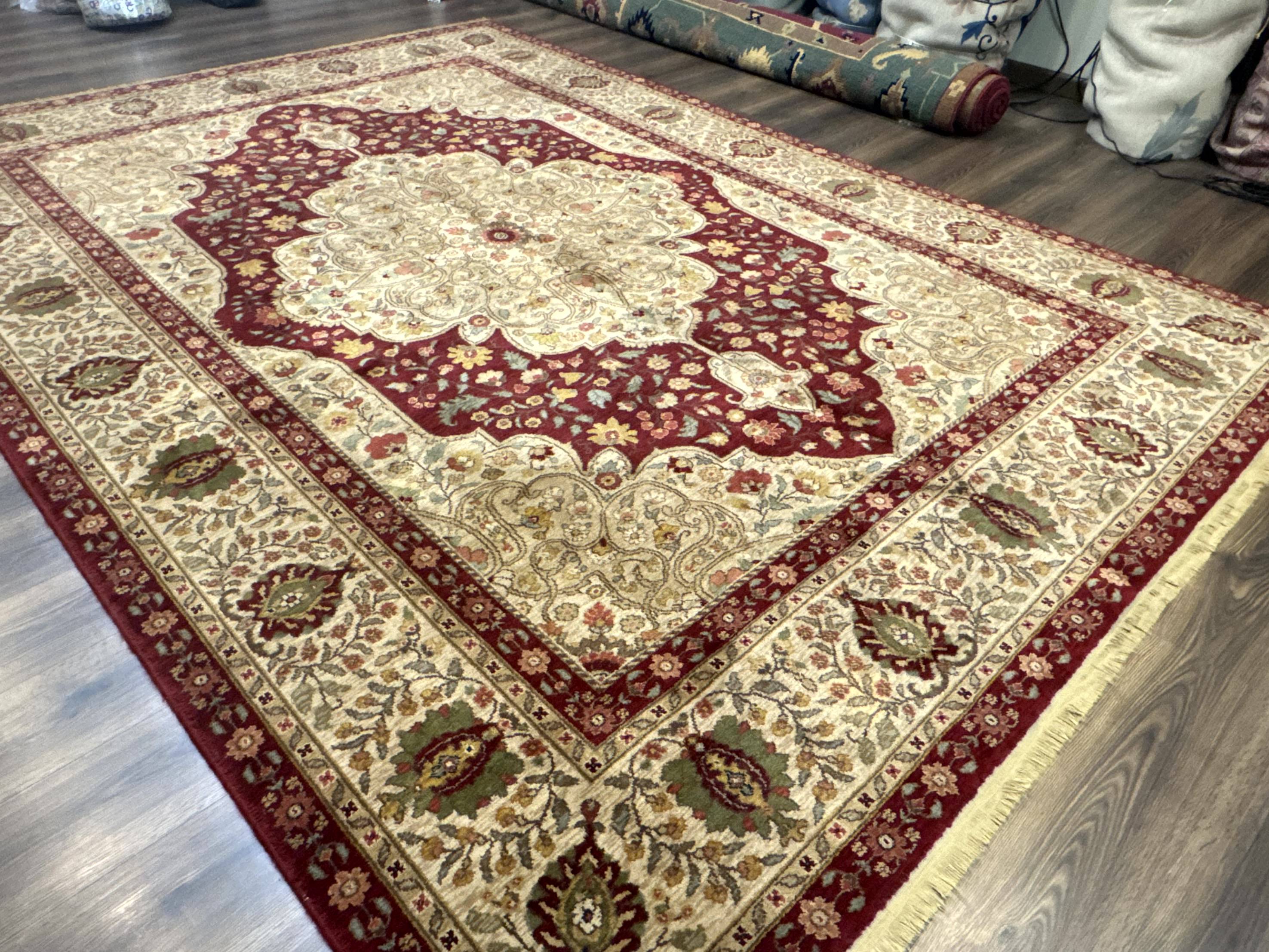 Karastan Rug 8.8 x 12, Antique Legends Royal Tabriz, Wool Pile, Vintage, Rare Design - Jewel Rugs