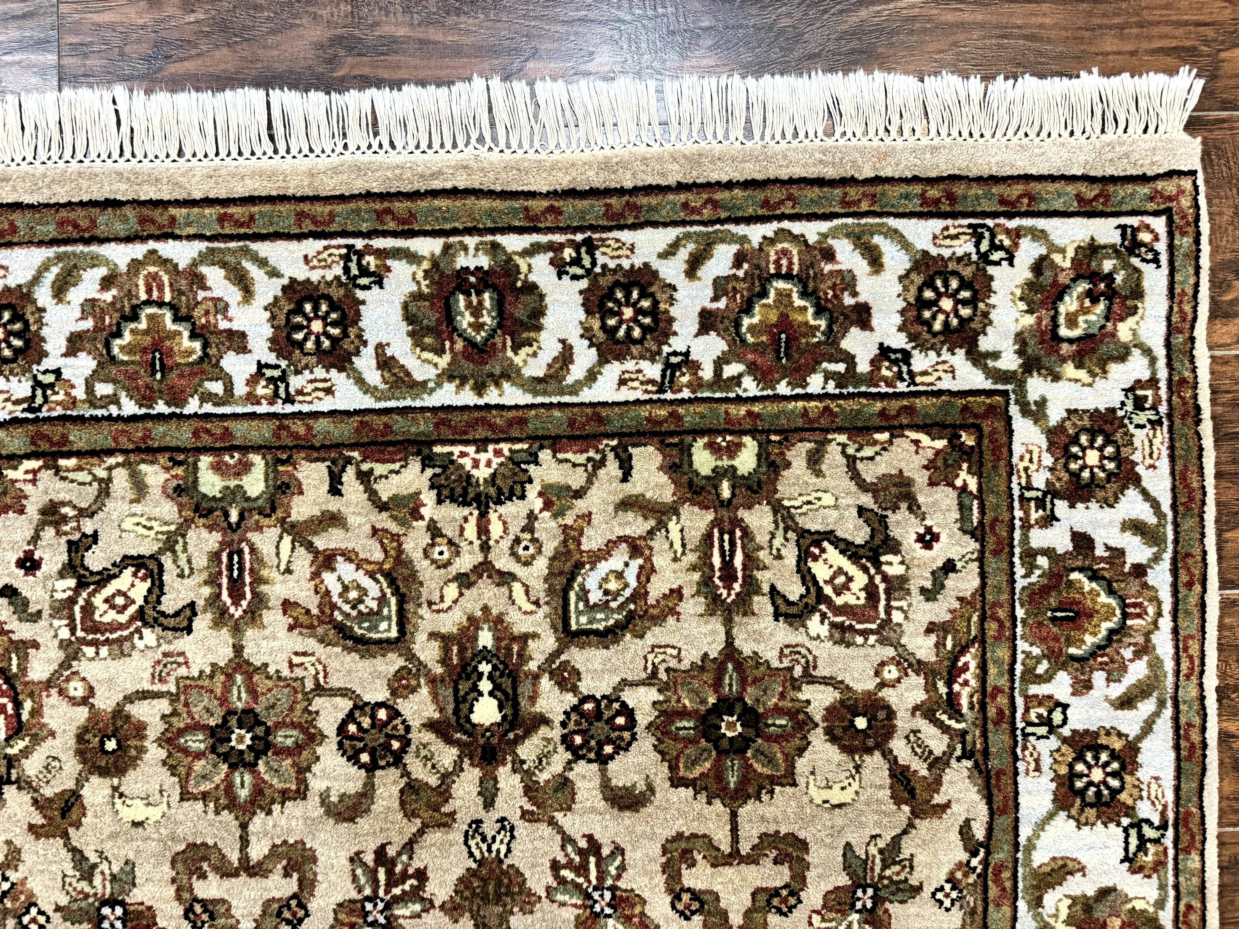 Pak Persian Rug 4x6, Floral Allover Vintage Oriental Carpet, Handmade Wool Rug - Jewel Rugs