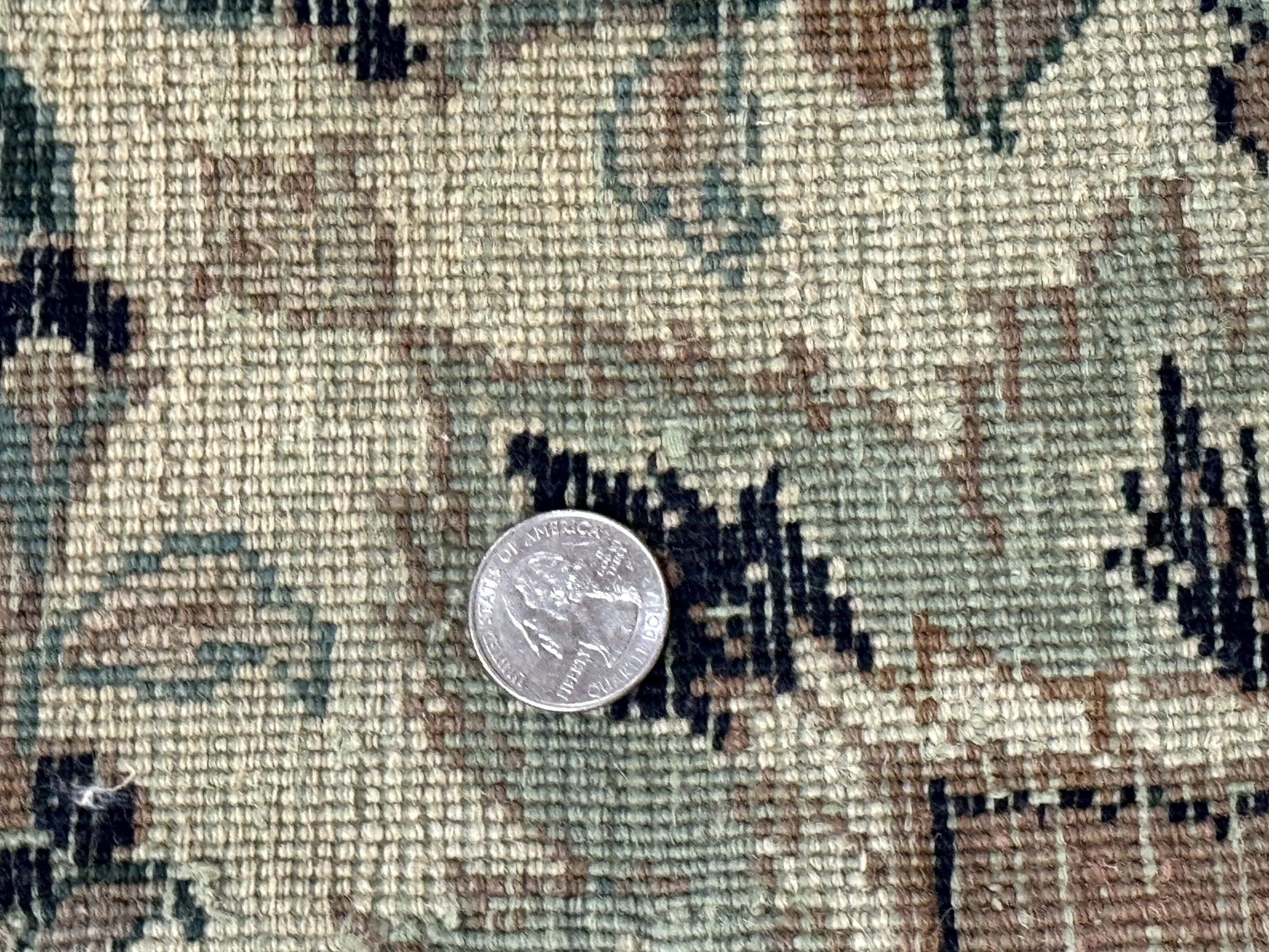 Pak Persian Rug 9x12, Dark Green, Floral Allover - Jewel Rugs