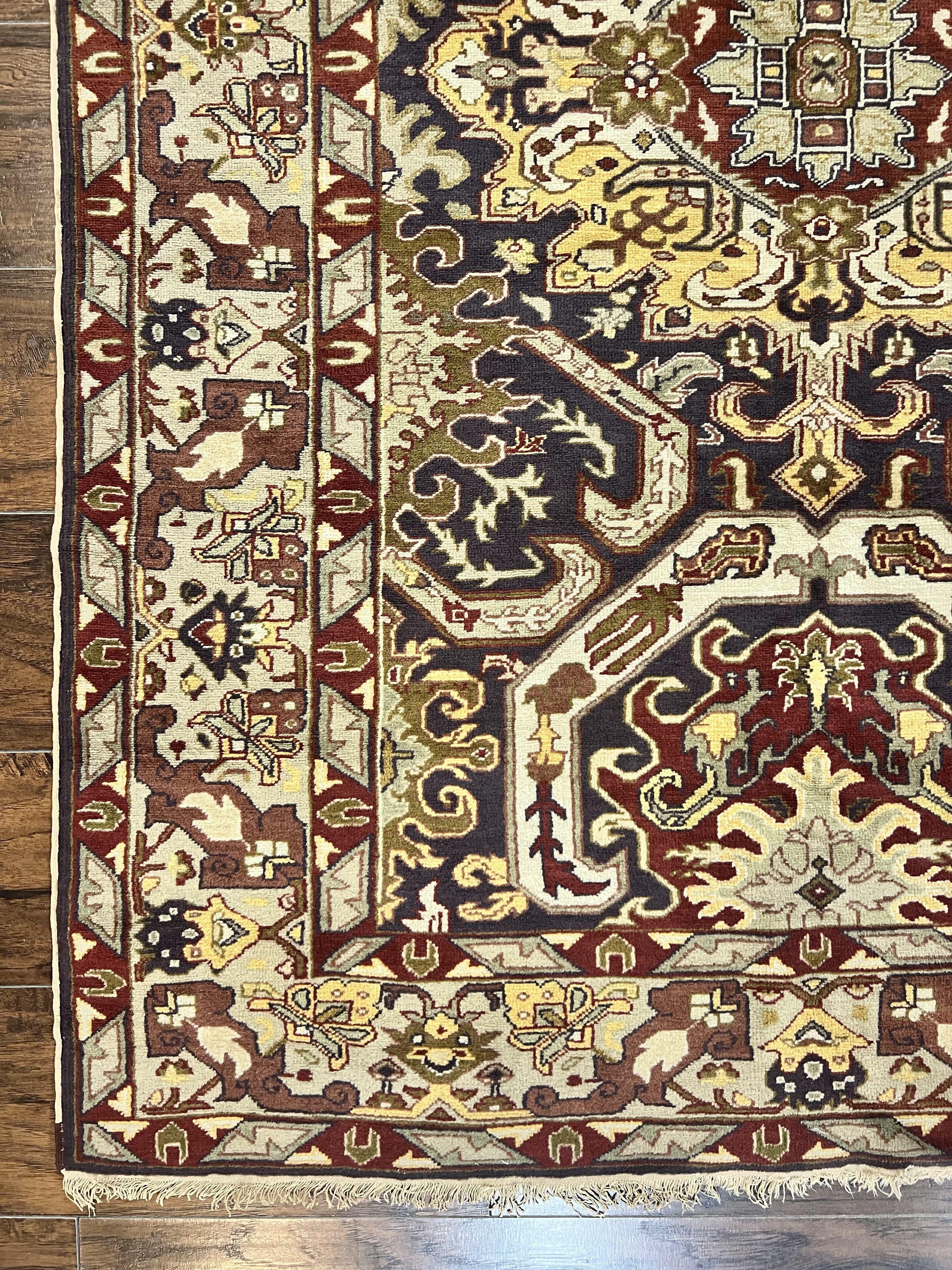 Antique Caucasian Rug, Kuba Seychour Rug, Handmade Wool Oriental Carpet, Azerbaijan Rug - Jewel Rugs