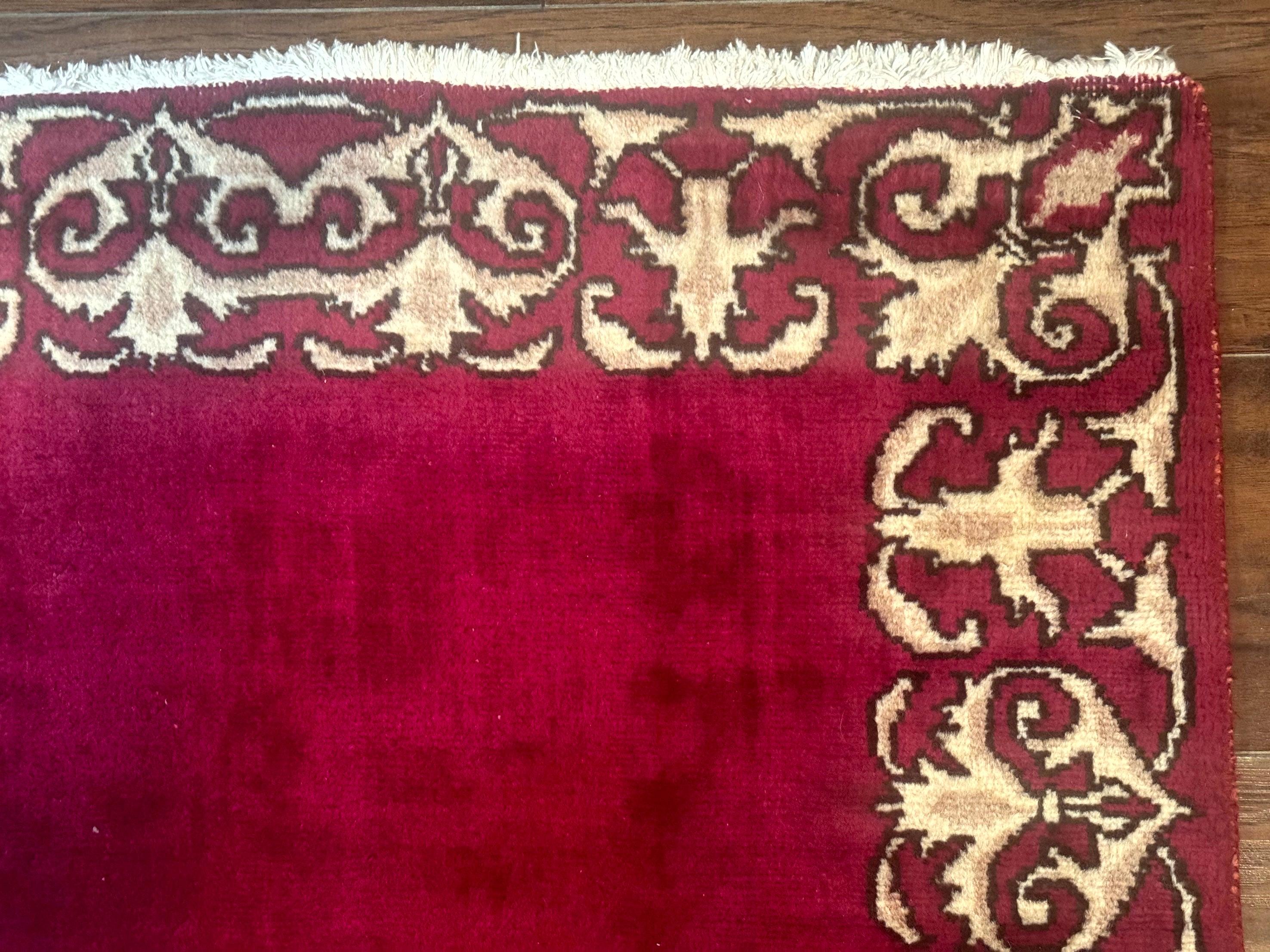 Red Persian Kerman Runner Rug 3x16 - Jewel Rugs