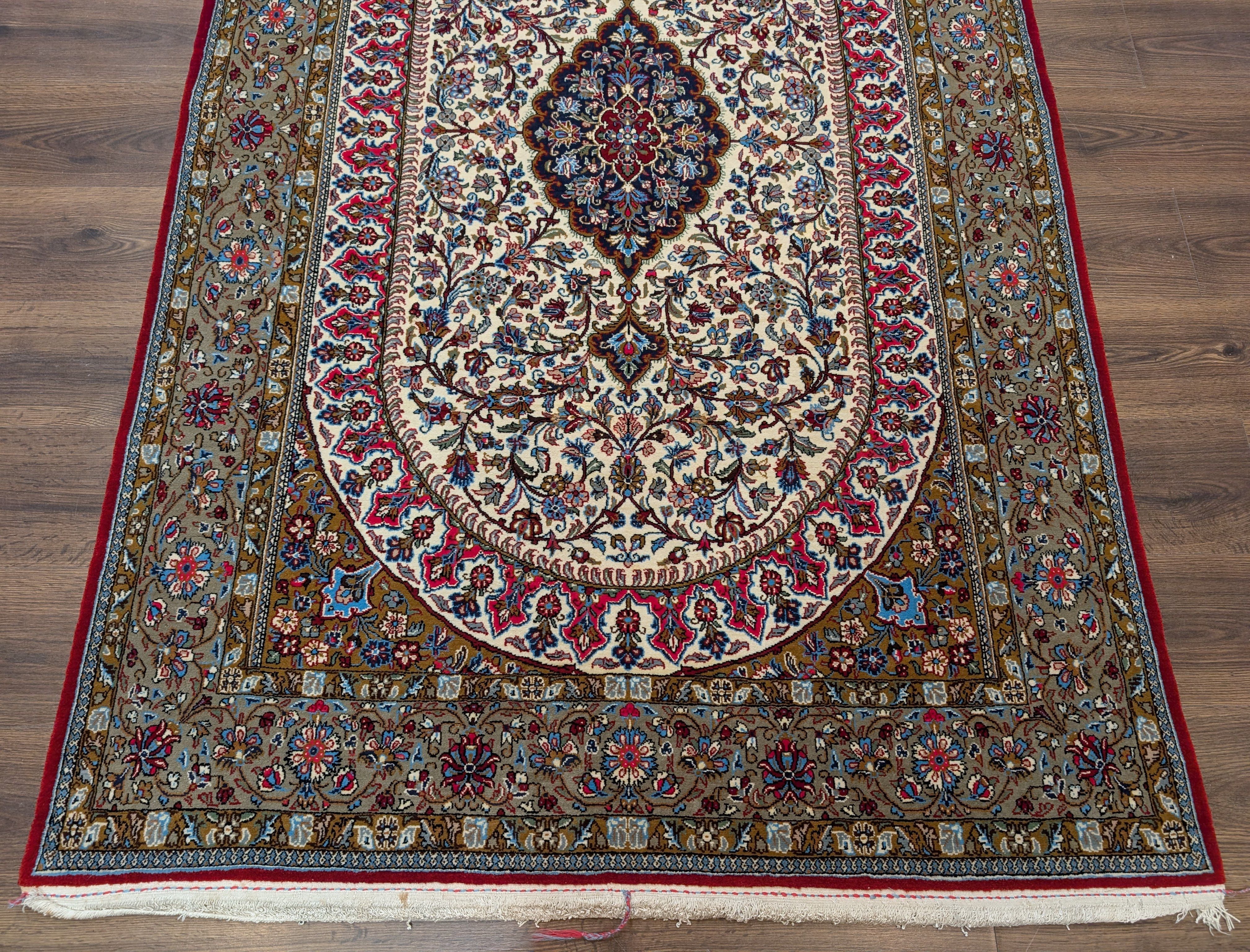Persian Qum Rug 5x7, Fine 290 KPSI, Hand Knotted, Pair B - Jewel Rugs