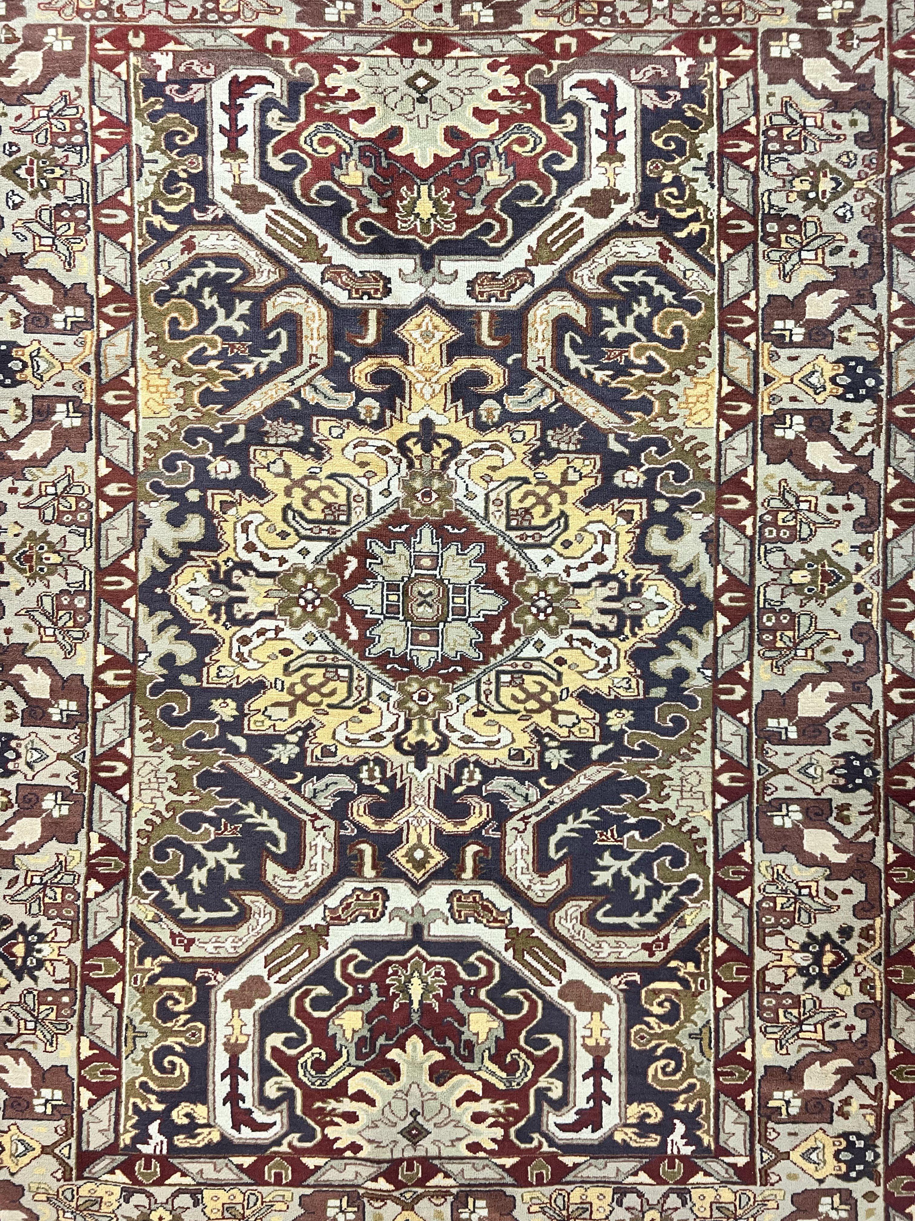 Antique Caucasian Rug, Kuba Seychour Rug, Handmade Wool Oriental Carpet, Azerbaijan Rug - Jewel Rugs