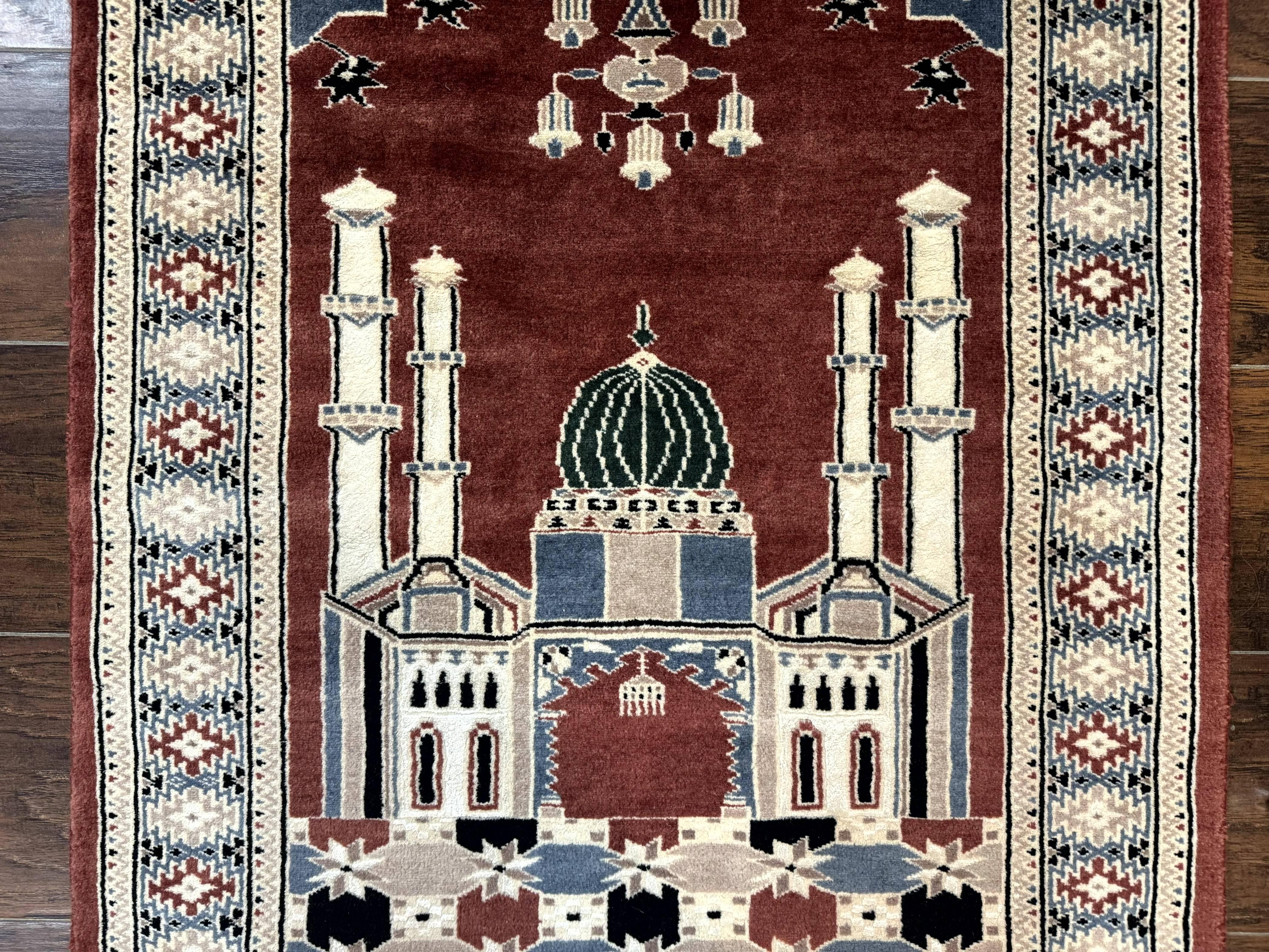 Small Pakistani Bokhara Prayer Rug 2.7 x 4 - Jewel Rugs