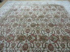 8' 5" X 12' Handmade India Agra Floral Oriental Wool Rug Tea Washed Carpet Nice 7x10 - 9YAVZ15LJZWGA2O8
