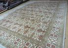 8' 5" X 12' Handmade India Agra Floral Oriental Wool Rug Tea Washed Carpet Nice 7x10 - 9YAVZ15LJZWGA2O8
