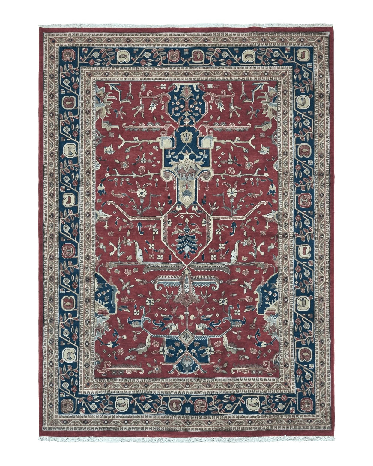 8' x 11' 7" Vintage Power Loomed Couristan European Wool Rug Belgium Forbes Nice 8' 2" x 11' 7" - MQ97YO7AGKJ0KXQA