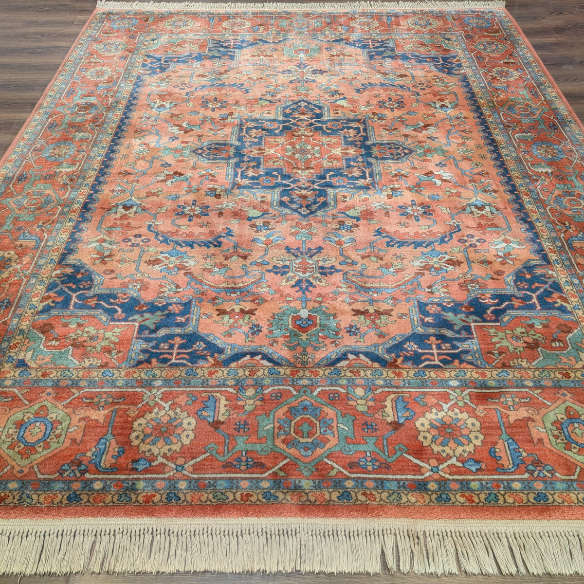 8.8 x 10.6 Karastan Medallion Serapi Rug #736 – Jewel Rugs