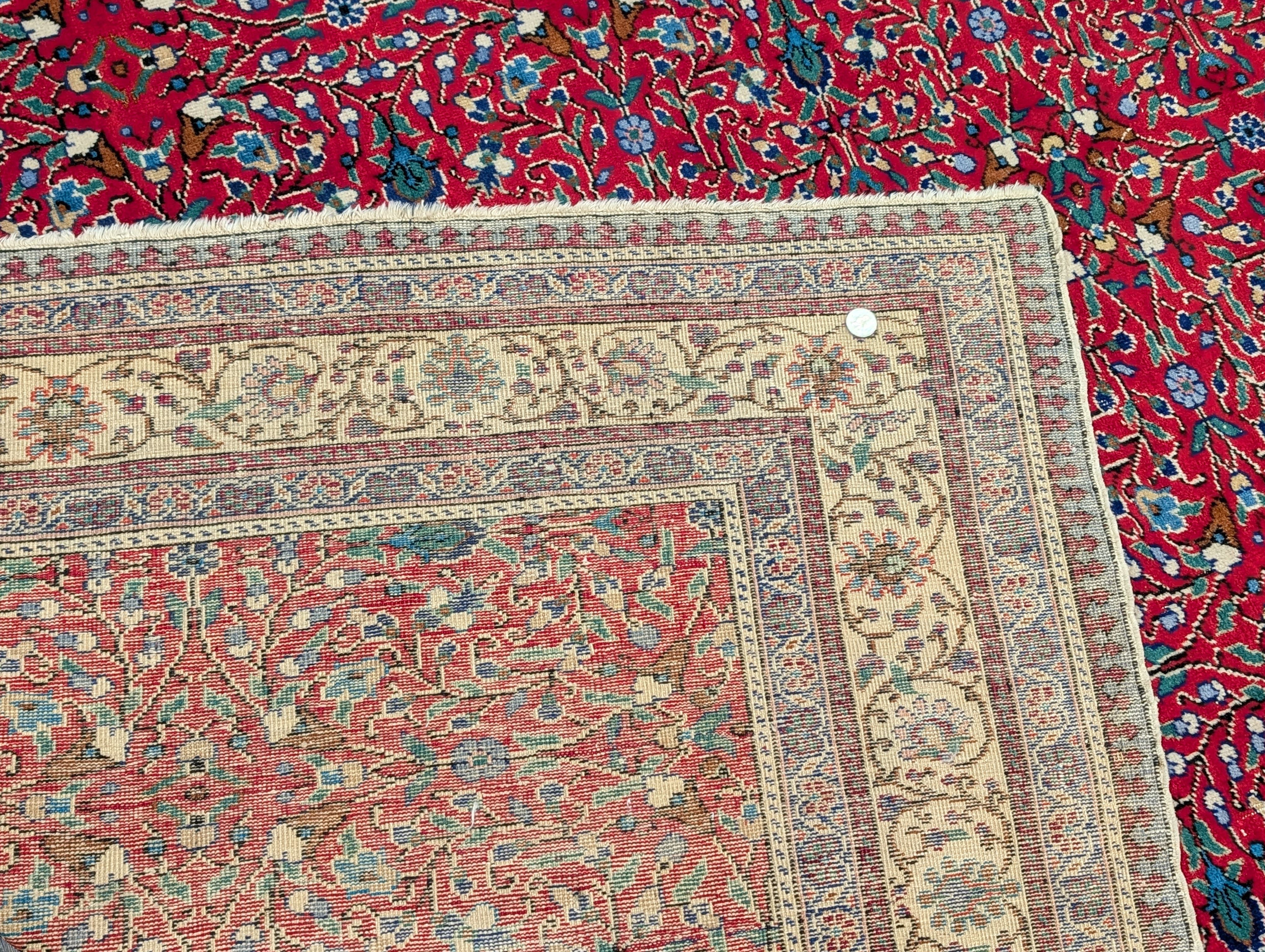 Turkish Sivas Rug 7x10 – Red Hand Knotted Wool Carpet - Jewel Rugs