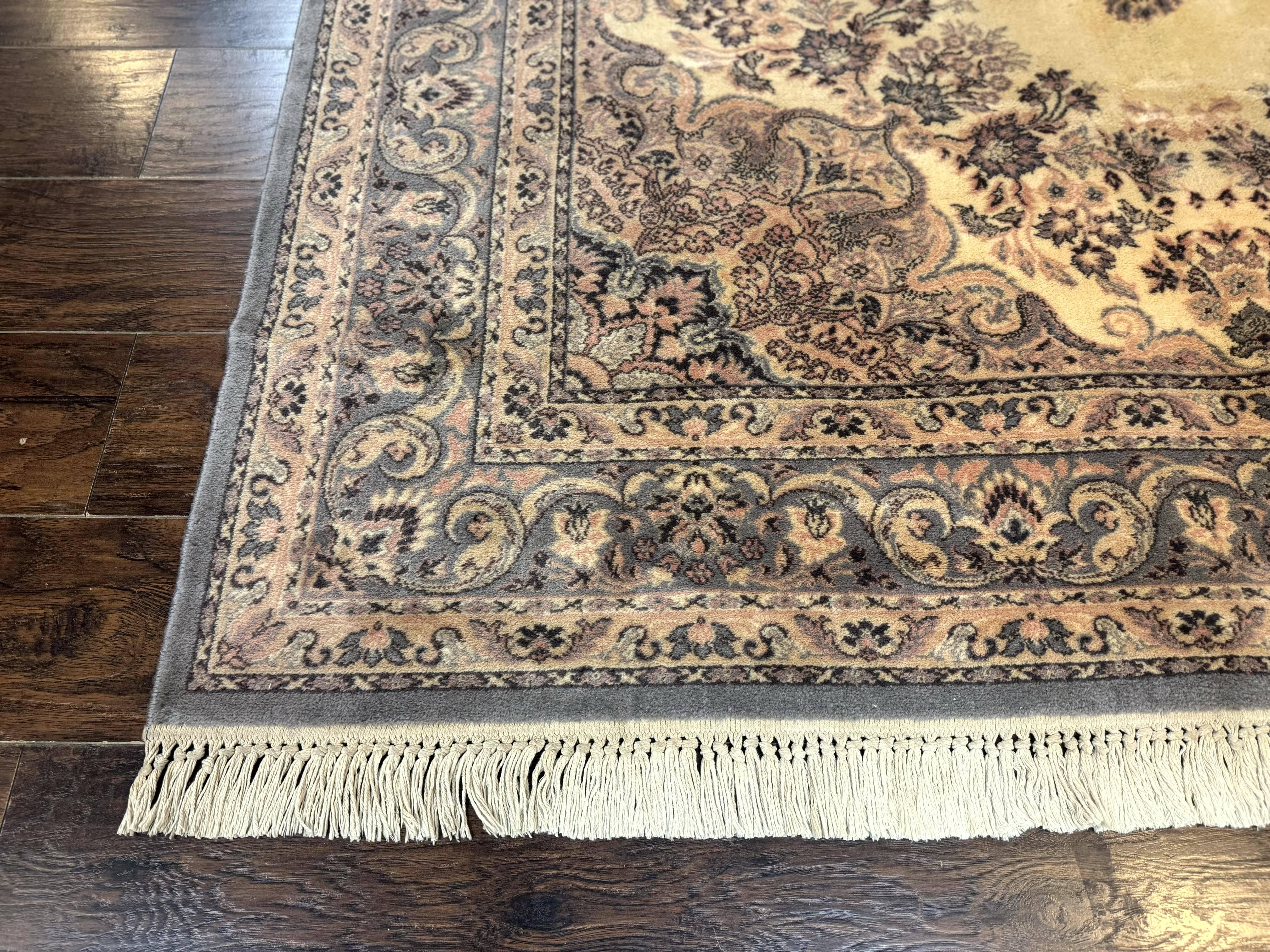 Belgium Power Loomed Wool Rug 6.9 x 9.6, Vintage Oriental Carpet - Jewel Rugs