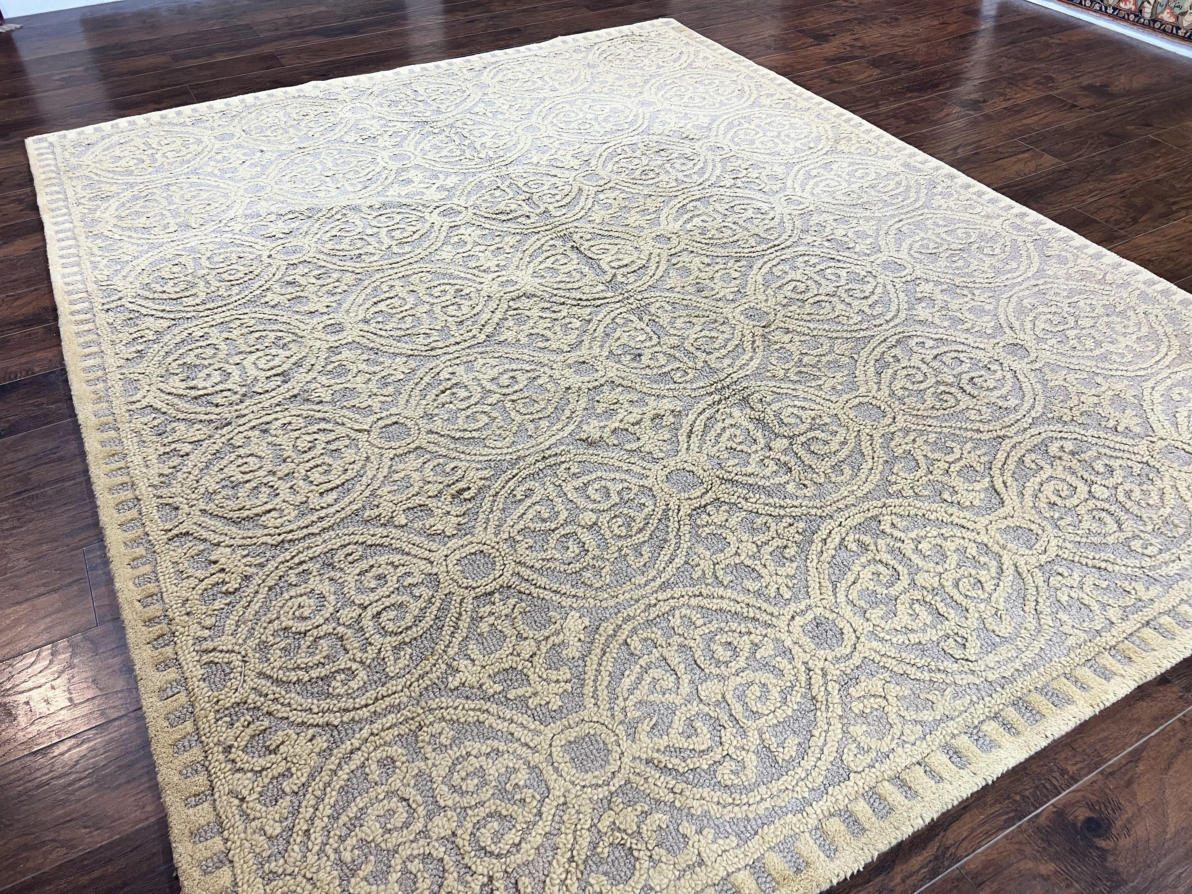 Safavieh Rug 8x10, Cambridge Rug, Wool Hand Tufted Carpet, Modern Room Sized Wool Pile Area Rug - Jewel Rugs