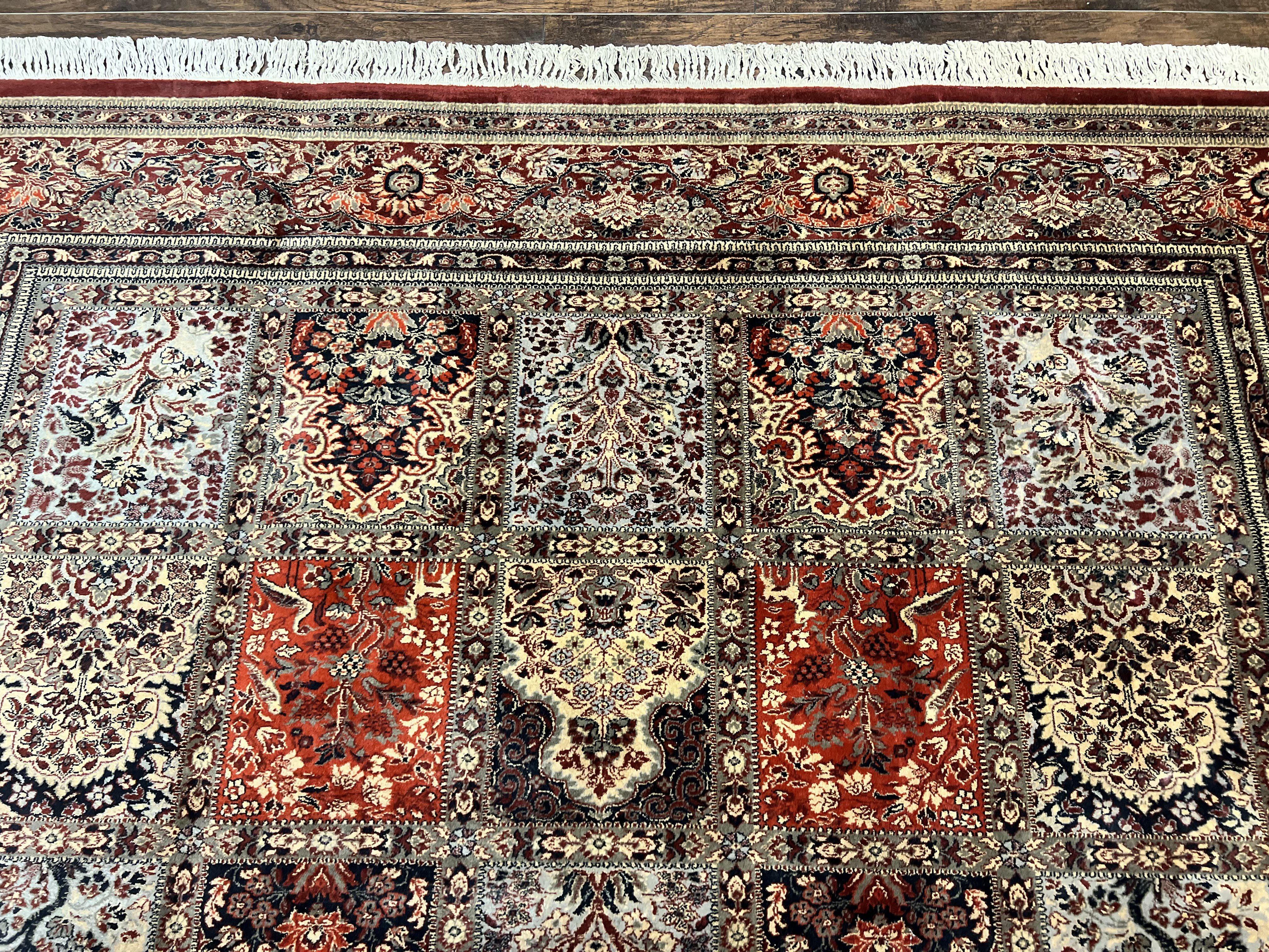 Vintage rug セール Couristan Rug 8x11, Belgium Power Loomed Carpet, Vintage Wool