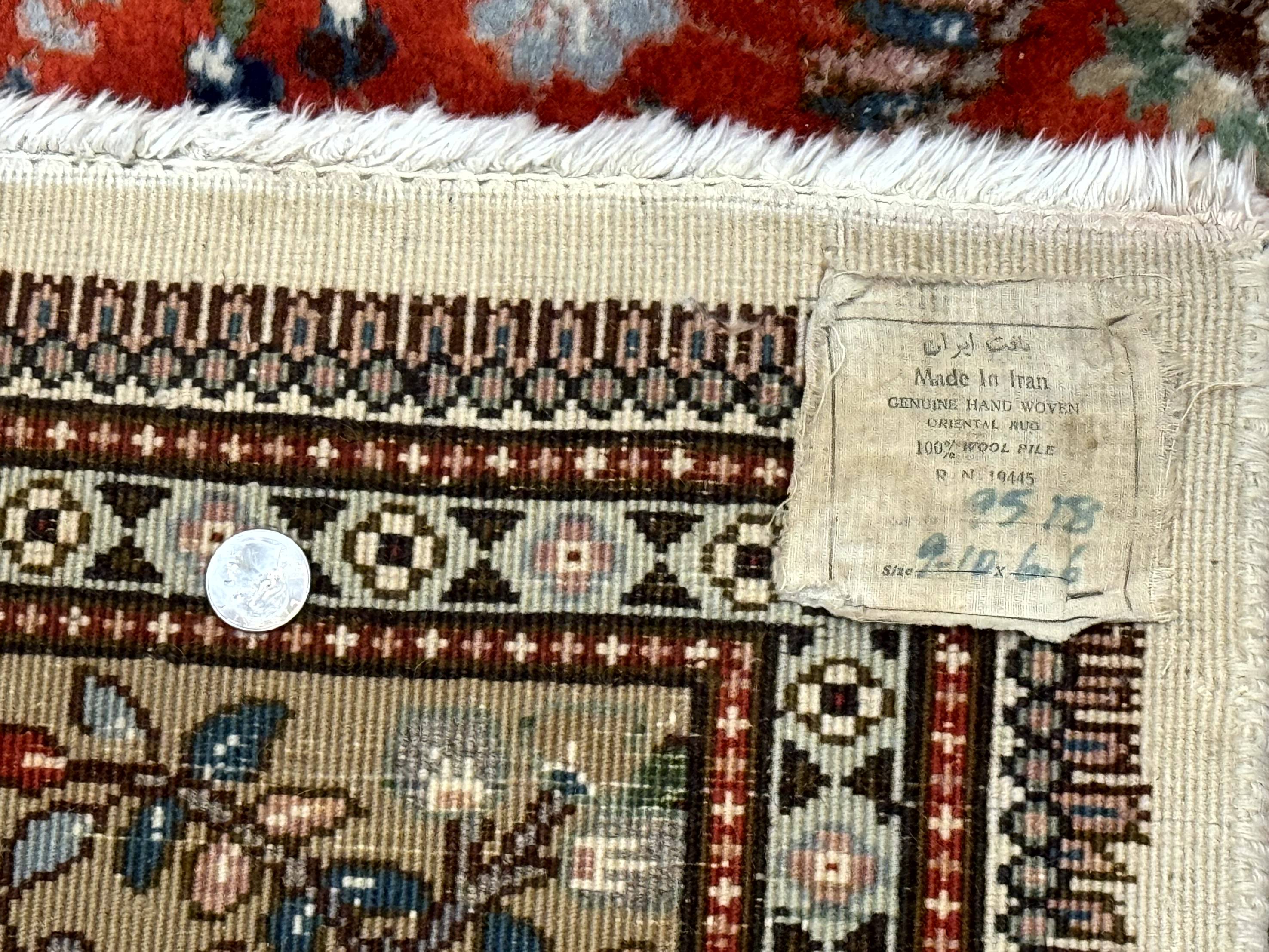 Persian Tabriz Rug 6x10, Burnt Orange and Tan, Animal Pictorials, Deer, Floral, Taba Tabae Carpet - Jewel Rugs