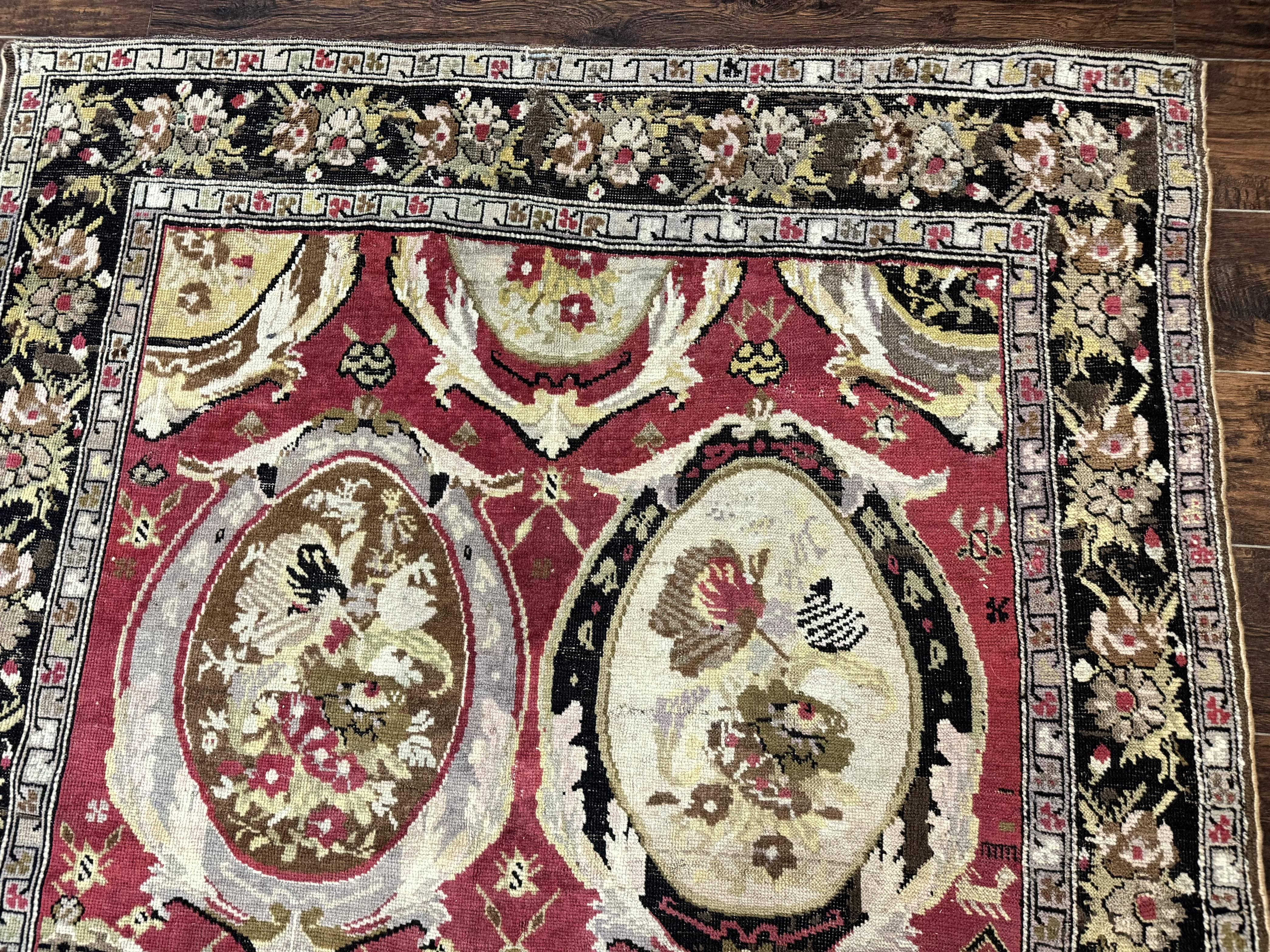 Antique Caucasian Karabakh Rug 5x10 - Jewel Rugs