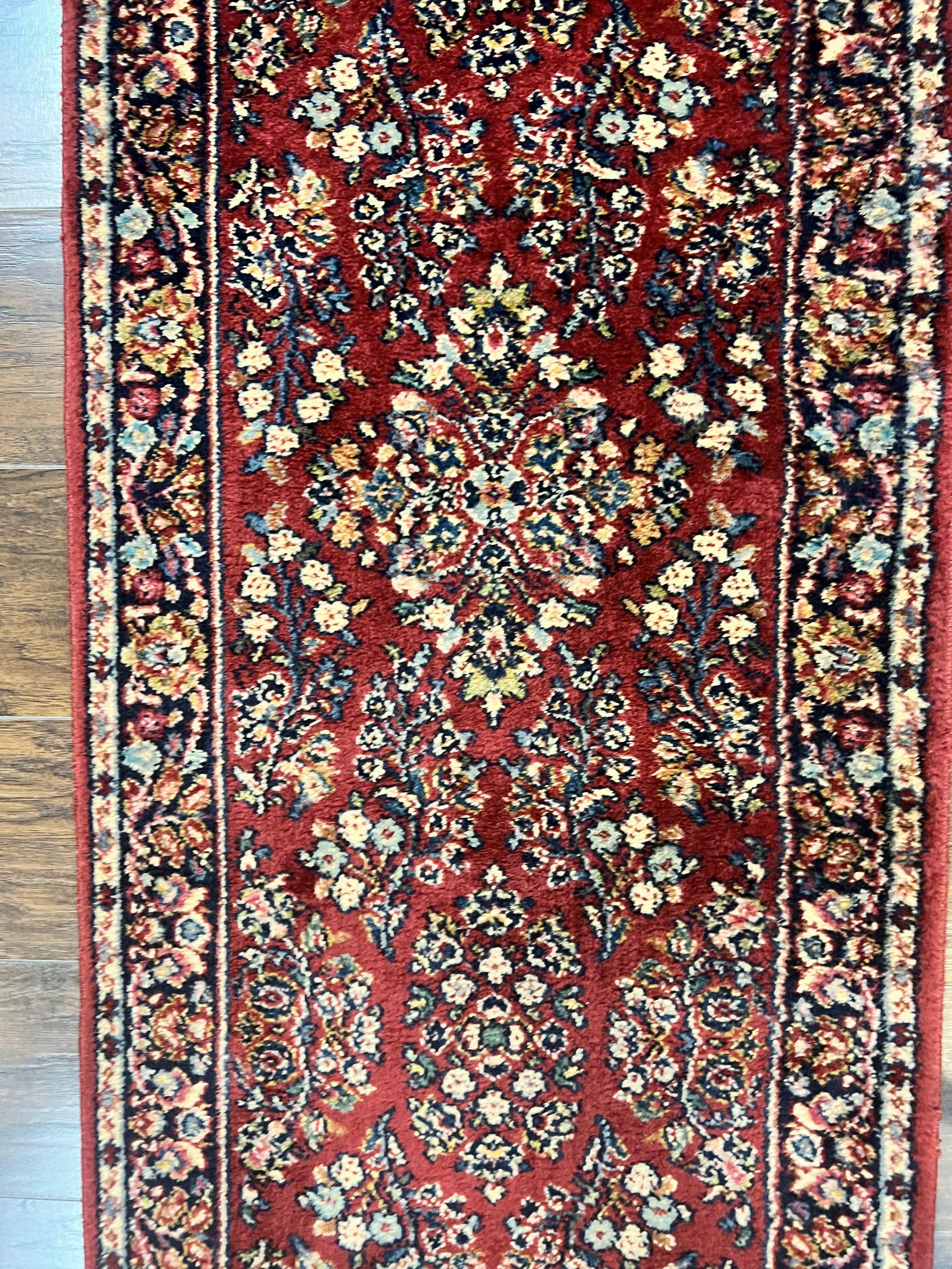 Antique Karastan Runner Rug 2x12, Karastan Sarouk #785, Original Collection, 700 Series, 2 x 12 Runner for Hallway, Wool Karastan Rug, Rare - Jewel Rugs