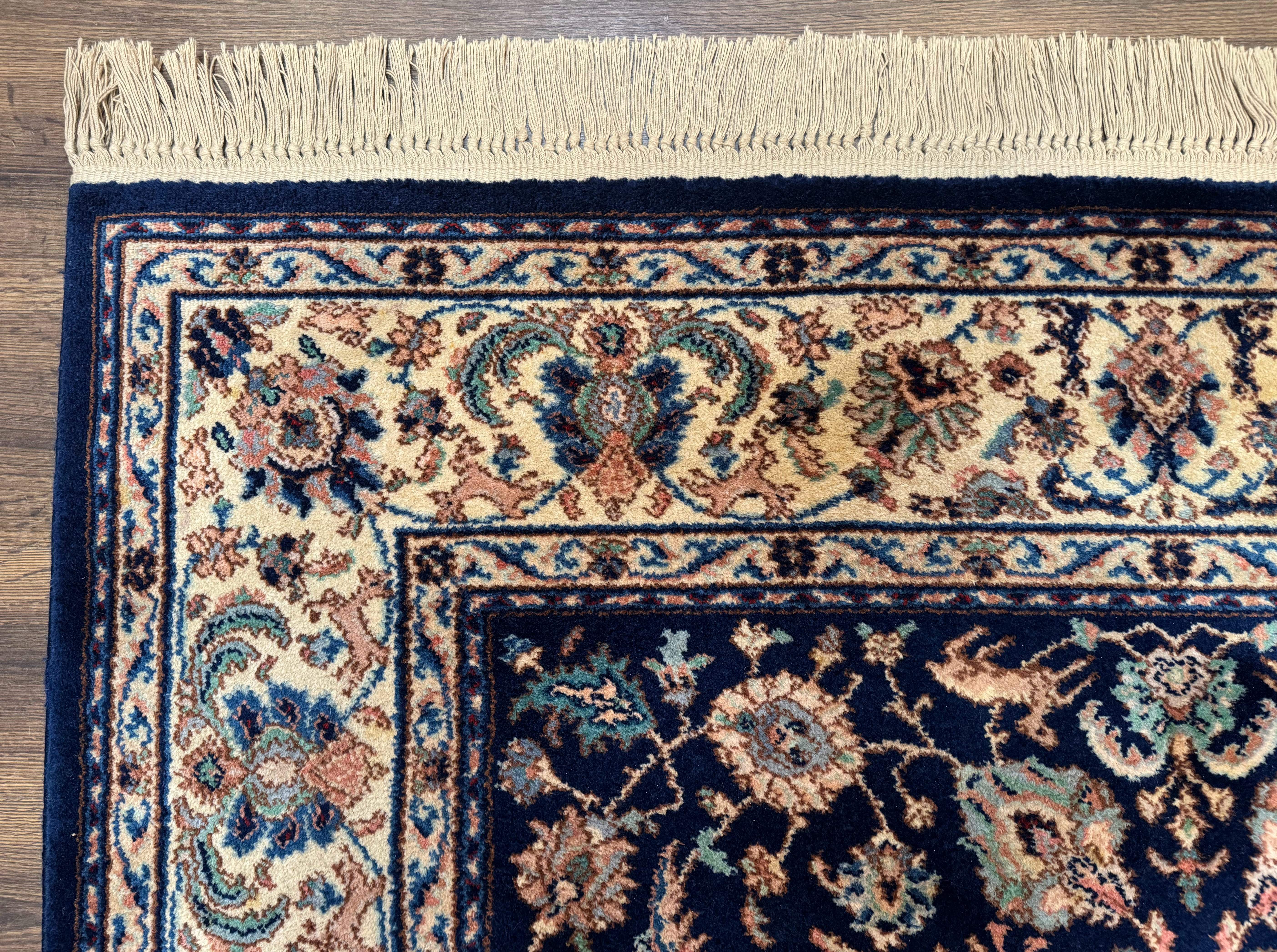 Karastan Rug #747, Indigo Ta'briz 5.9 x 9 - Jewel Rugs