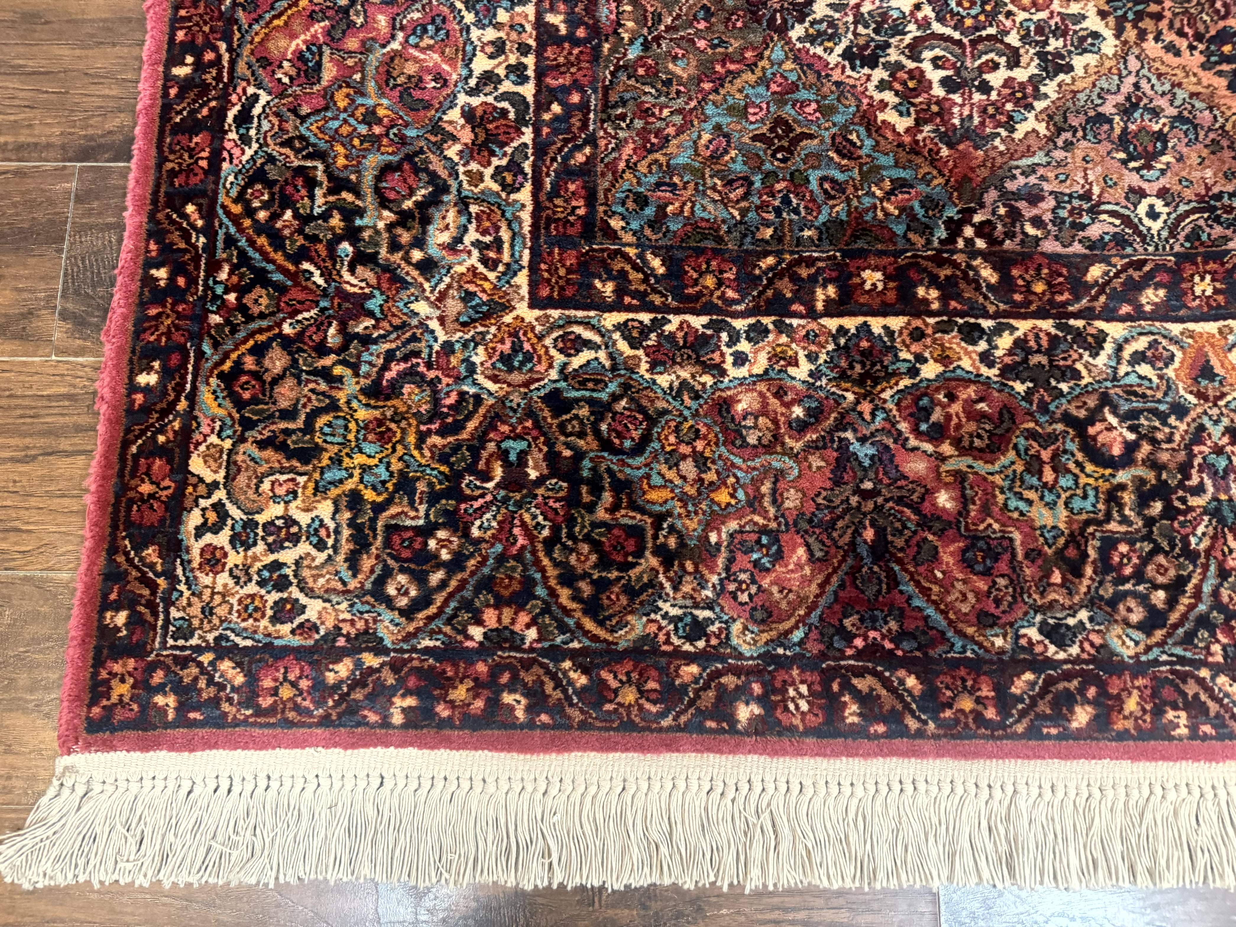 8.8 x 12 Karastan Multicolor Kirman Rug #717 - Vintage Wool Carpet - Jewel Rugs