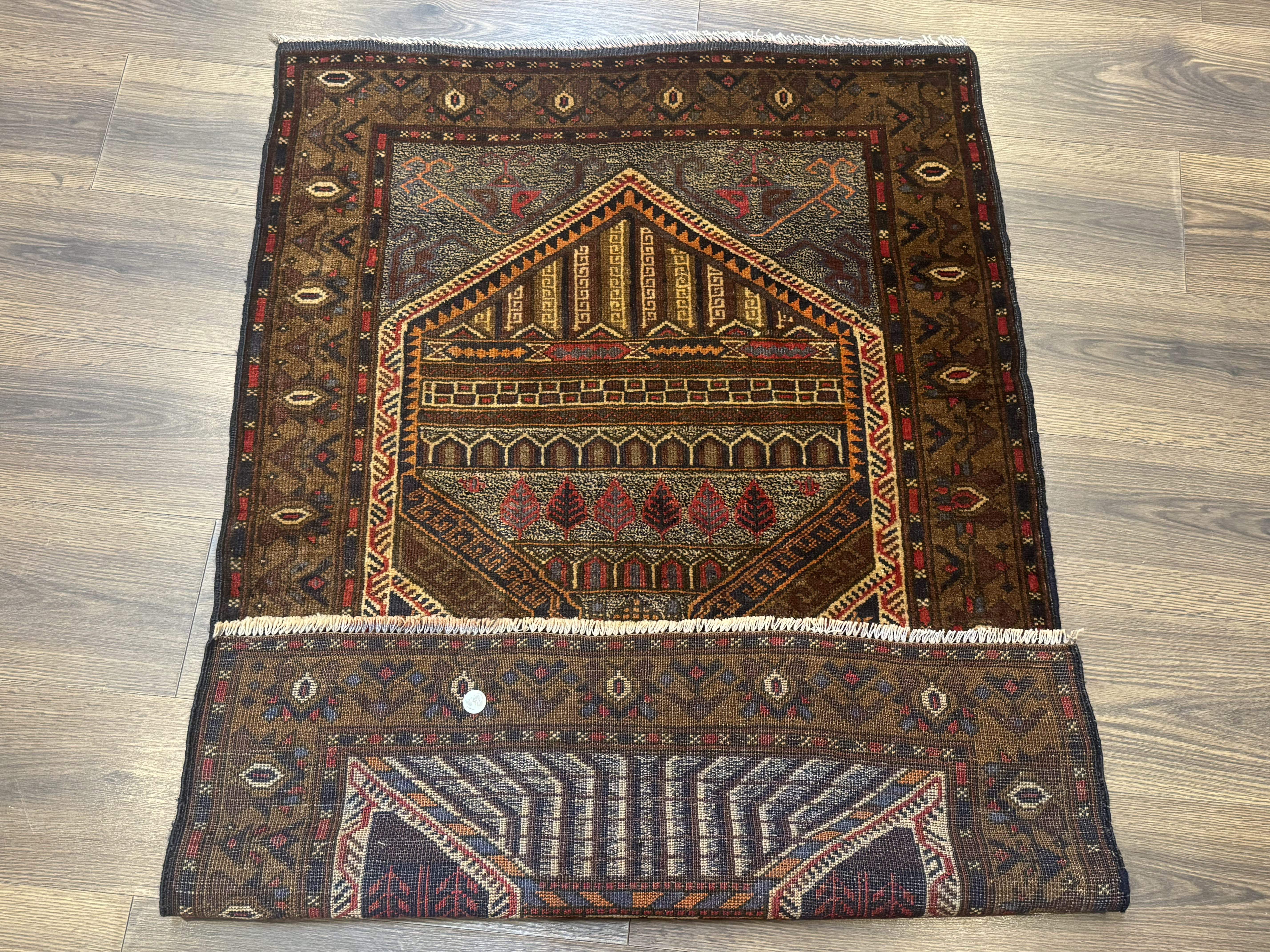 Persian Baluch Prayer Rug 3x4 – Hand-Knotted Wool Carpet - Jewel Rugs