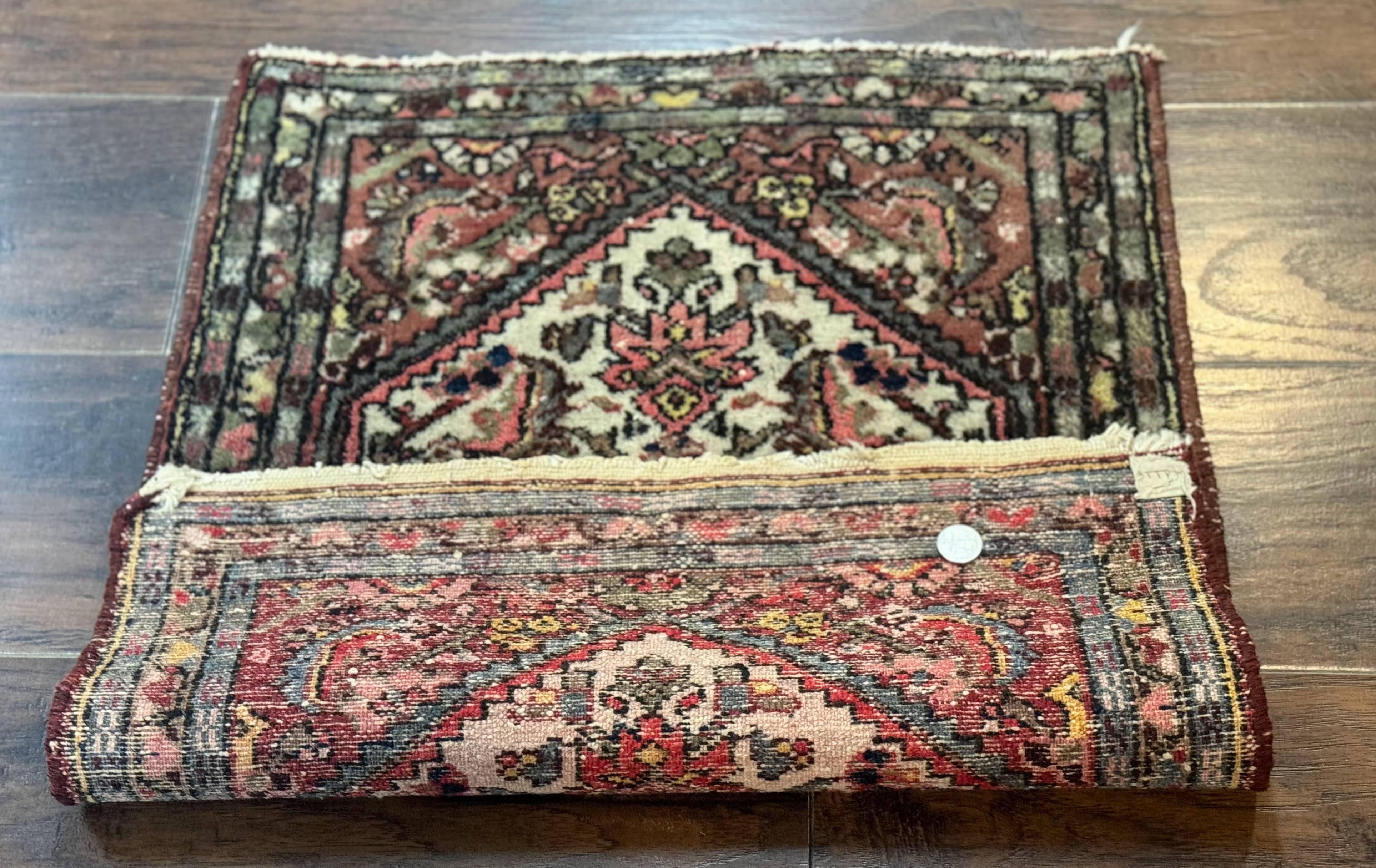 Small Persian Rug 2 x 2.5, Antique Tribal Rug, 1920s Persian Carpet, Wool Handmade - Jewel Rugs