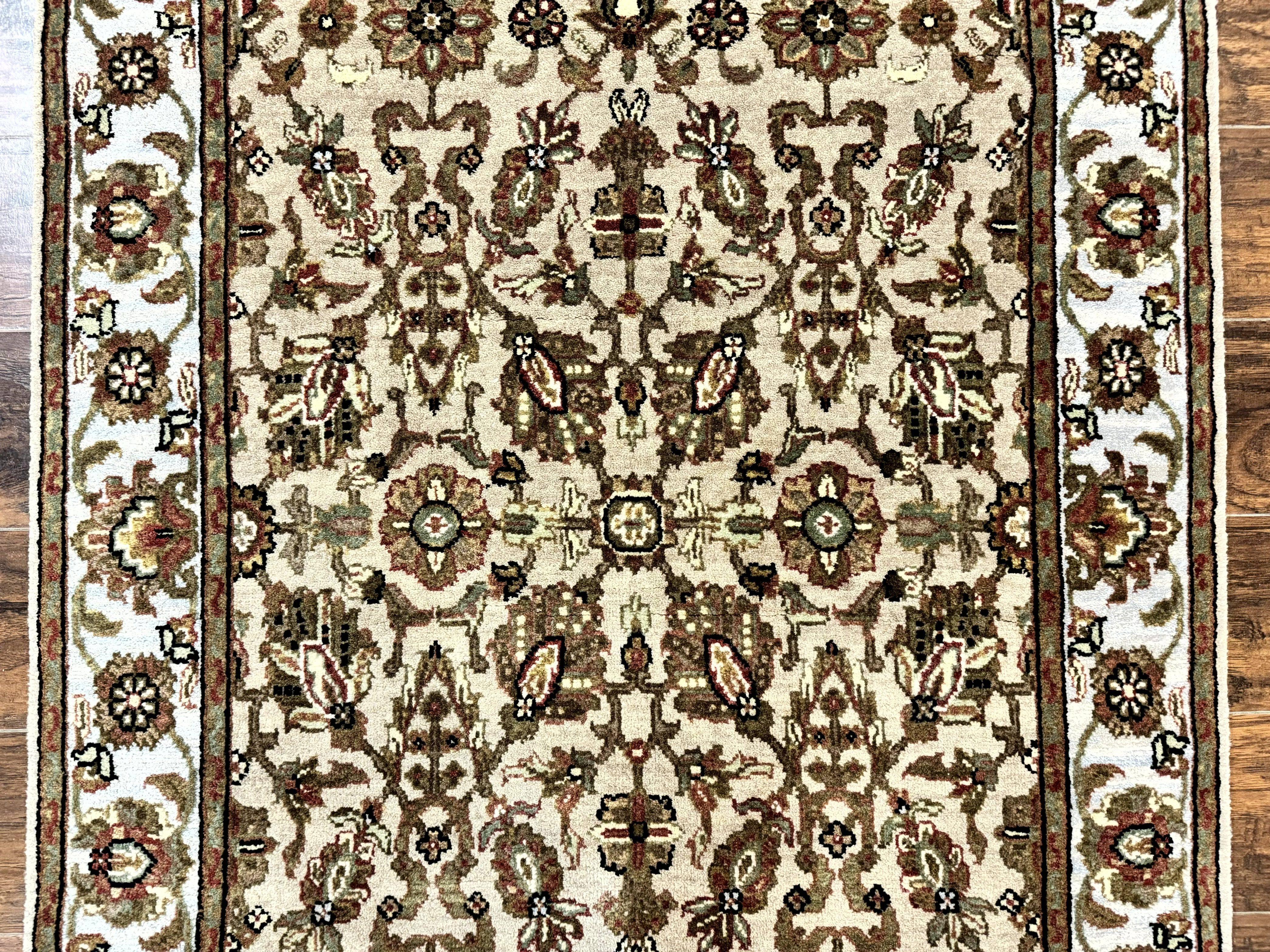 Pak Persian Rug 4x6, Floral Allover Vintage Oriental Carpet, Handmade Wool Rug - Jewel Rugs