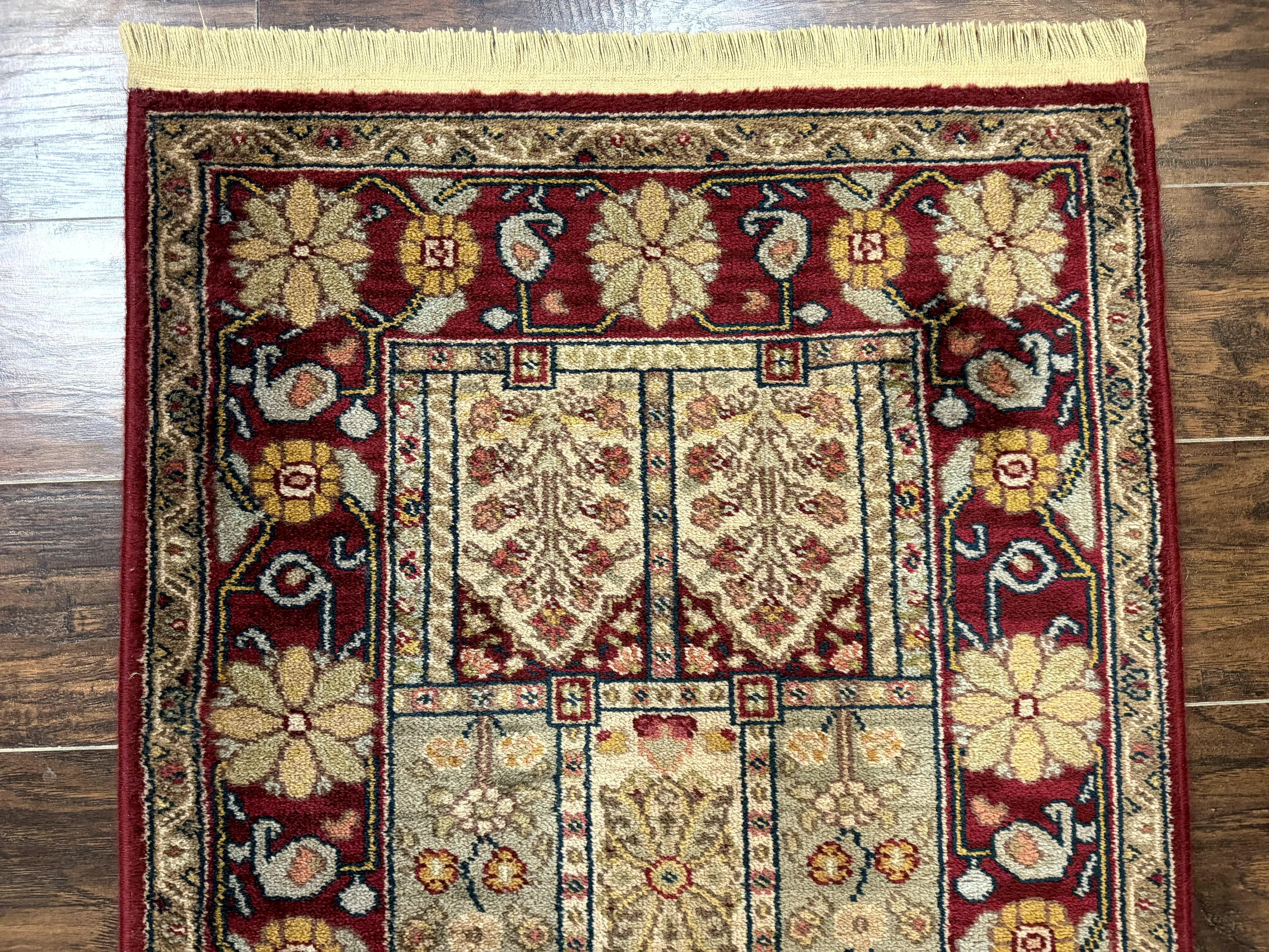 Karastan Runner Rug 2.6 x 8.6, Antique Legends Bakhtiari 2200, Vintage Wool Karastan Runner Rug, Panel Design - Jewel Rugs