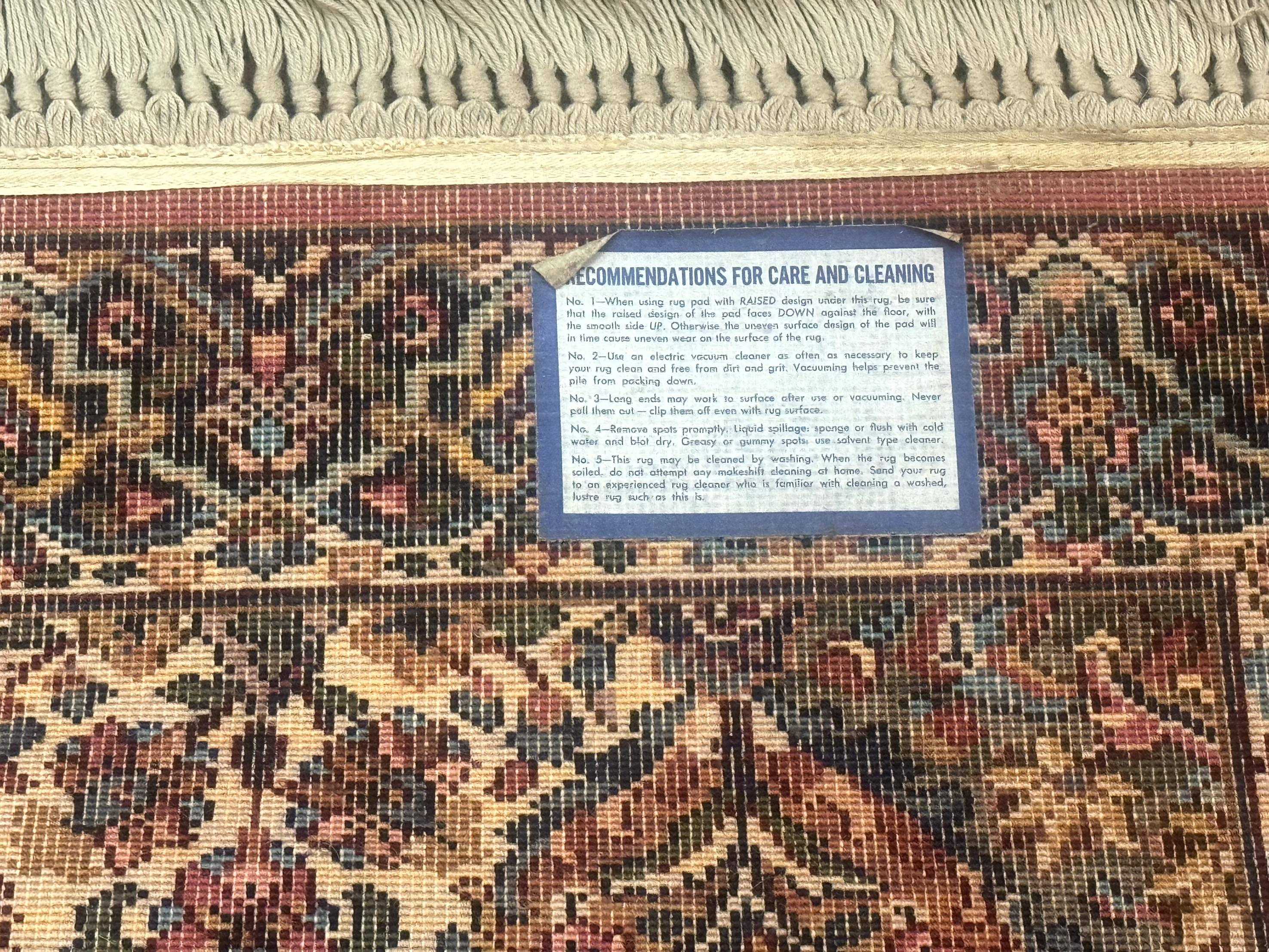 Karastan Rug 3x5 Multicolor Panel Kirman #717, Original 700 Series, Wool Pile, Discontinued - Jewel Rugs