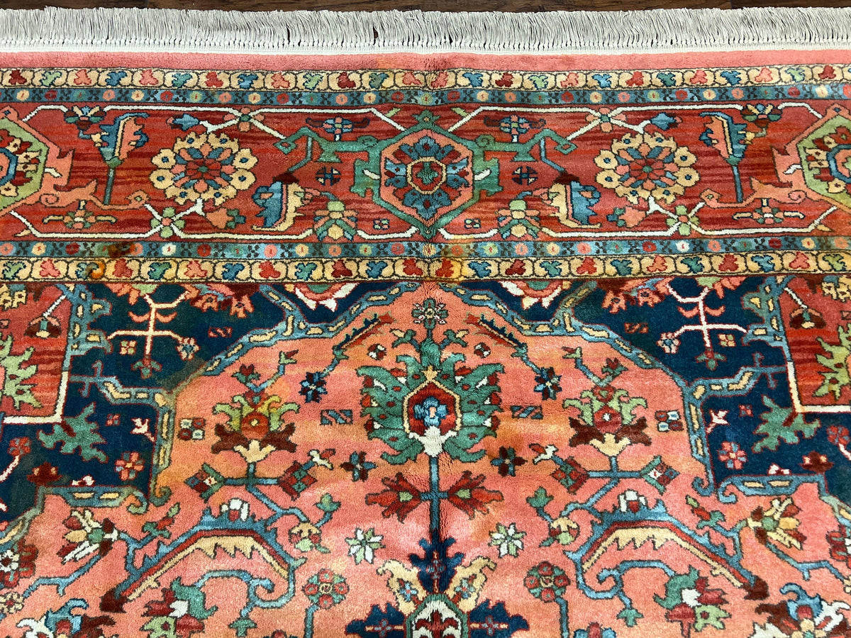 10x14 Karastan Medallion Serapi Rug 736, Vintage Wool Pile Large Kara