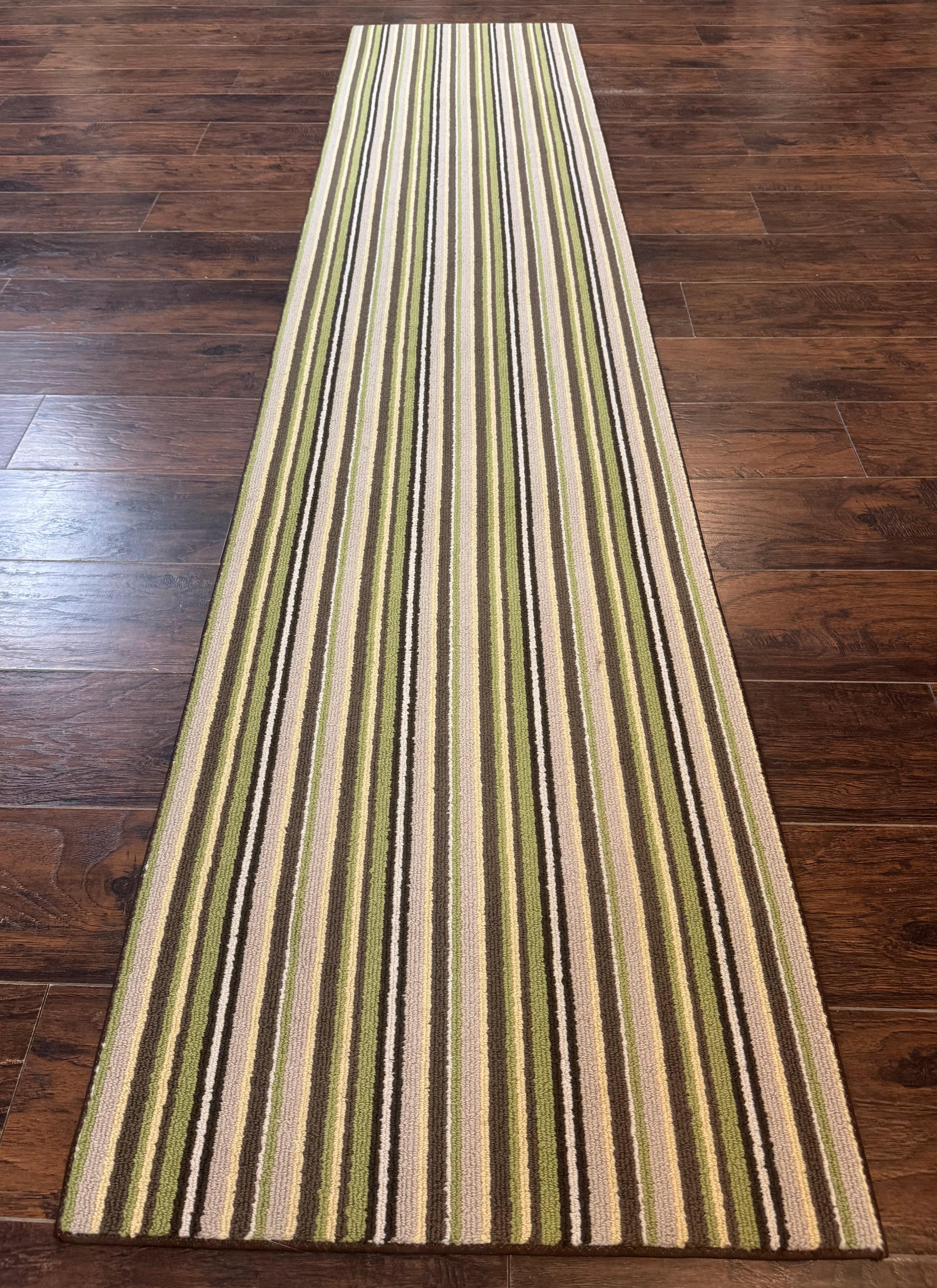 Stark Power Loomed Striped Runner Rug 2x10, Multicolor Vintage Stark Carpet - Jewel Rugs