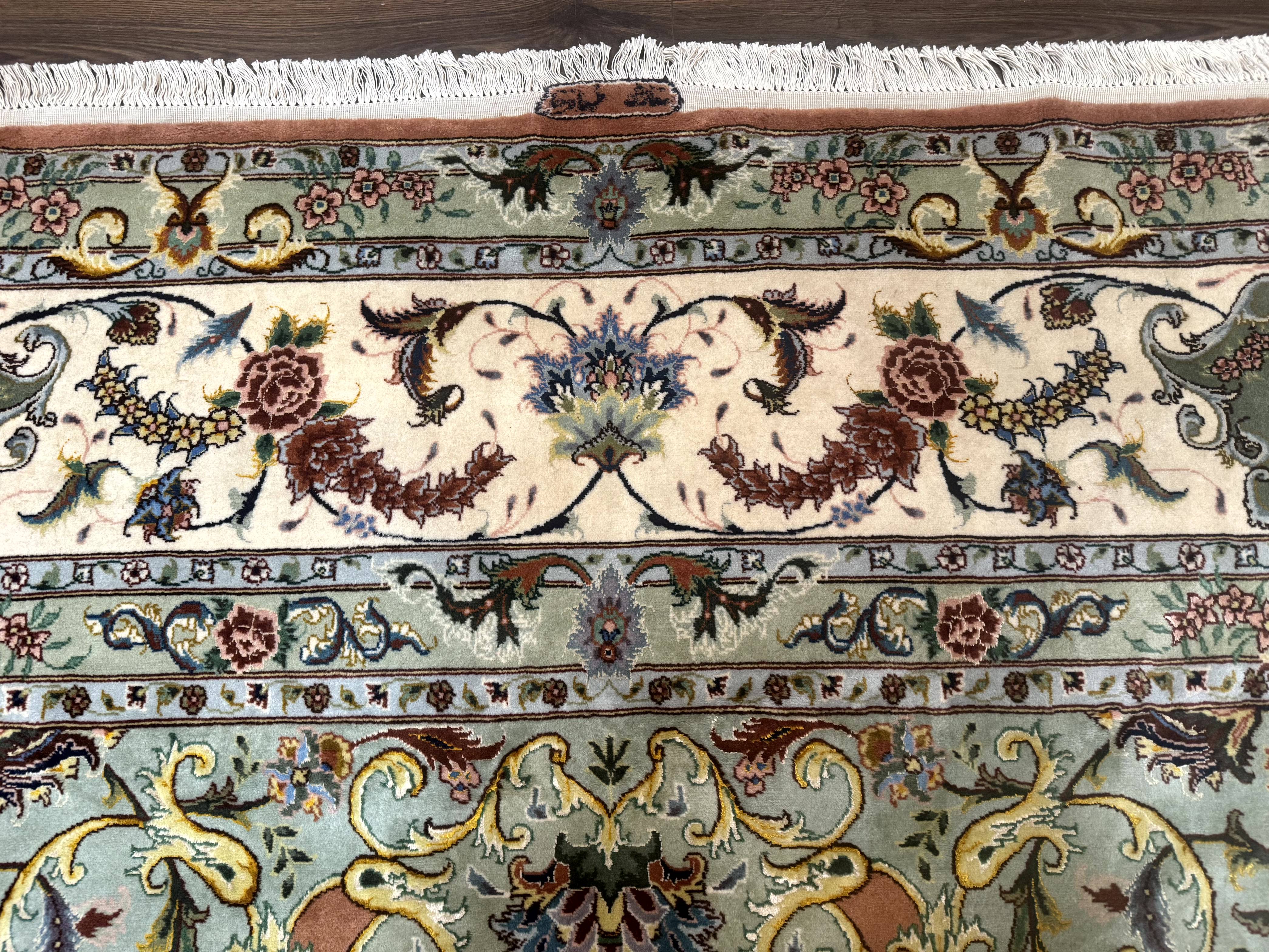 Palace Size Persian Tabriz Rug 12x17, Medallion Carpet, Fine 250 KPSI, Stunning - Jewel Rugs