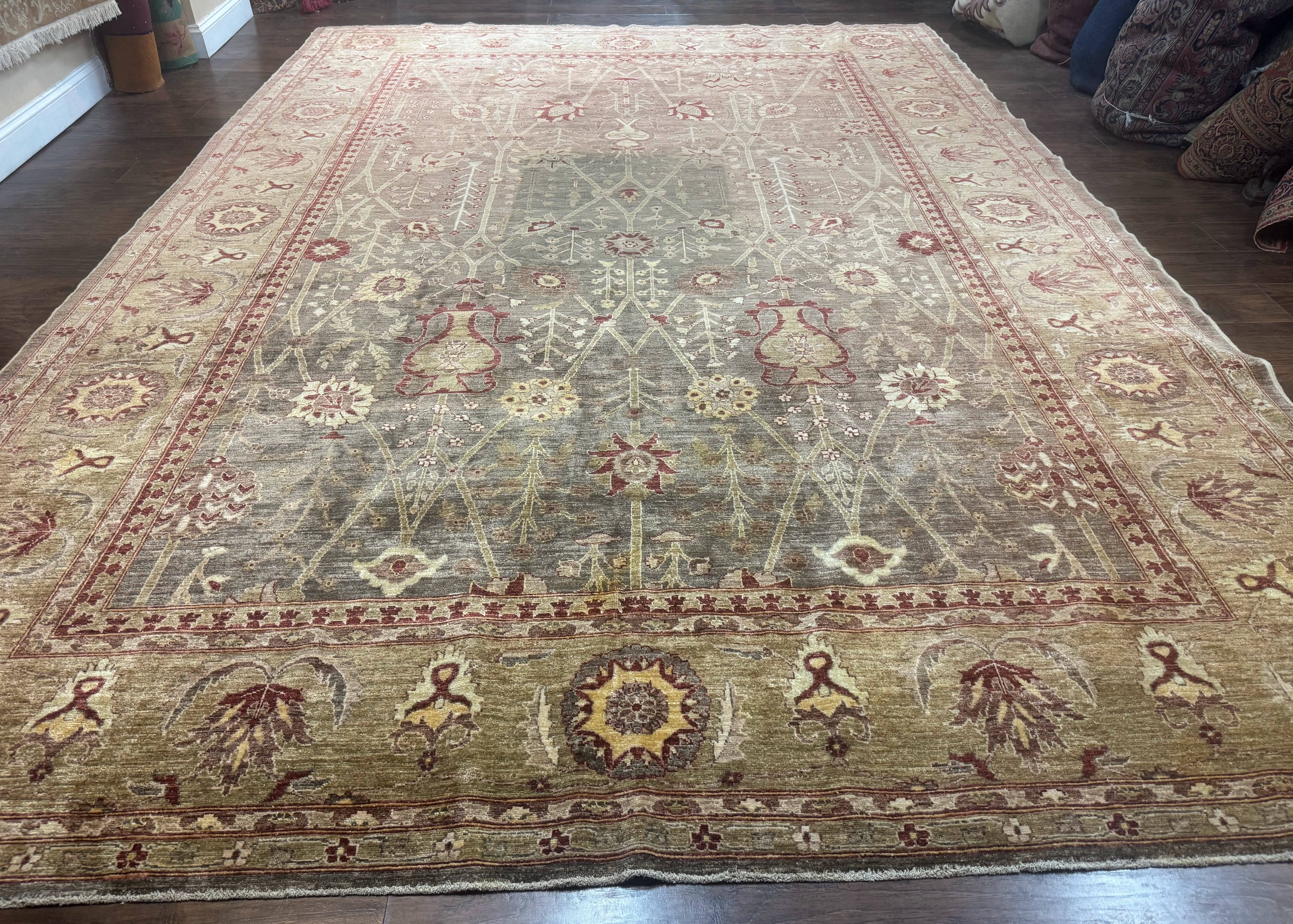 Pakistani Rug 10x14, Large Peshawar Chobi Carpet - Jewel Rugs