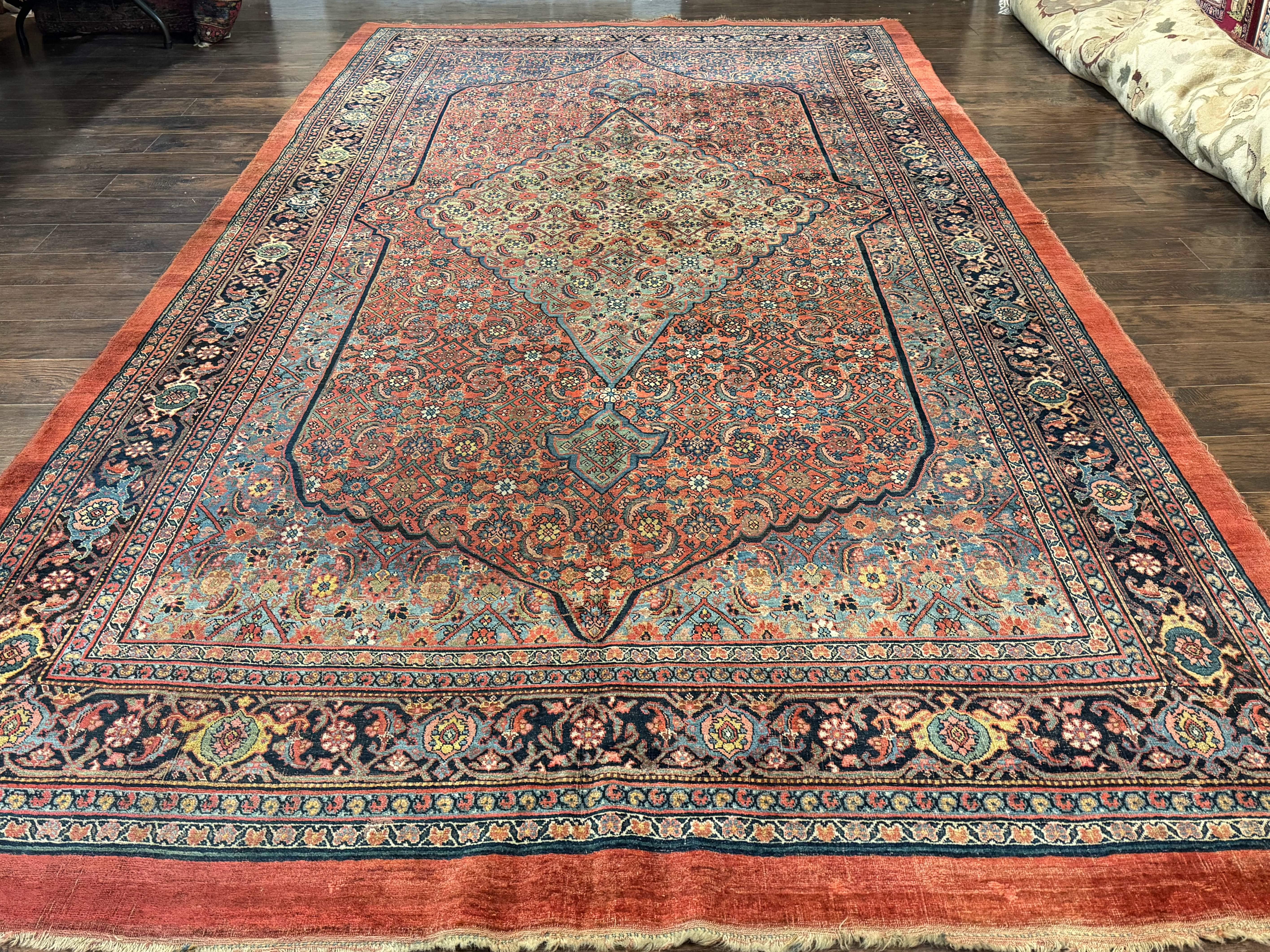 Antique Persian Bijar Rug 7x15 - Jewel Rugs