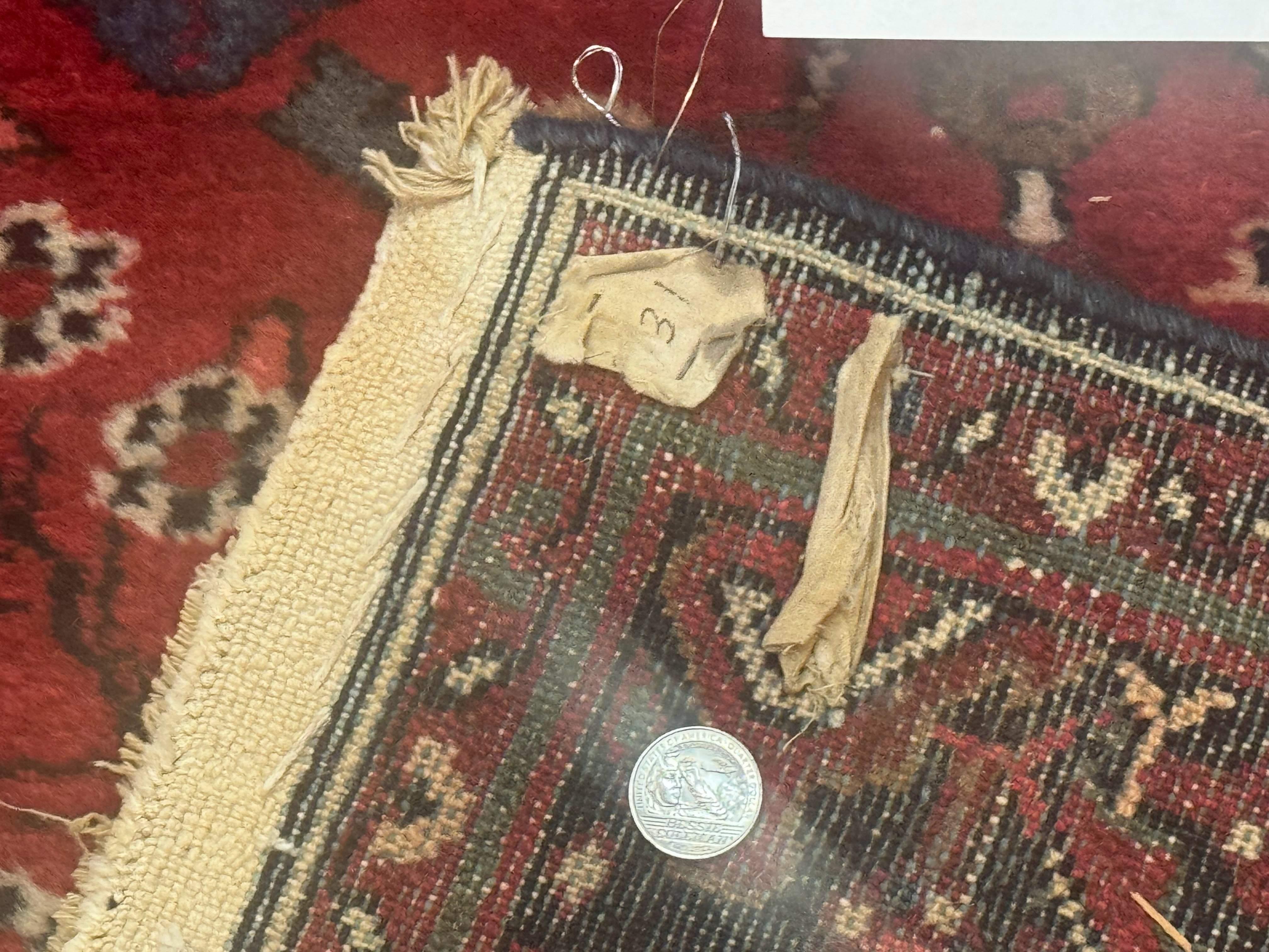 Red Persian Rug 2.6 x 6.8, Floral, Antique Per'sian Carpet, Persian Malayer Rug, Hamadan Rug - Jewel Rugs