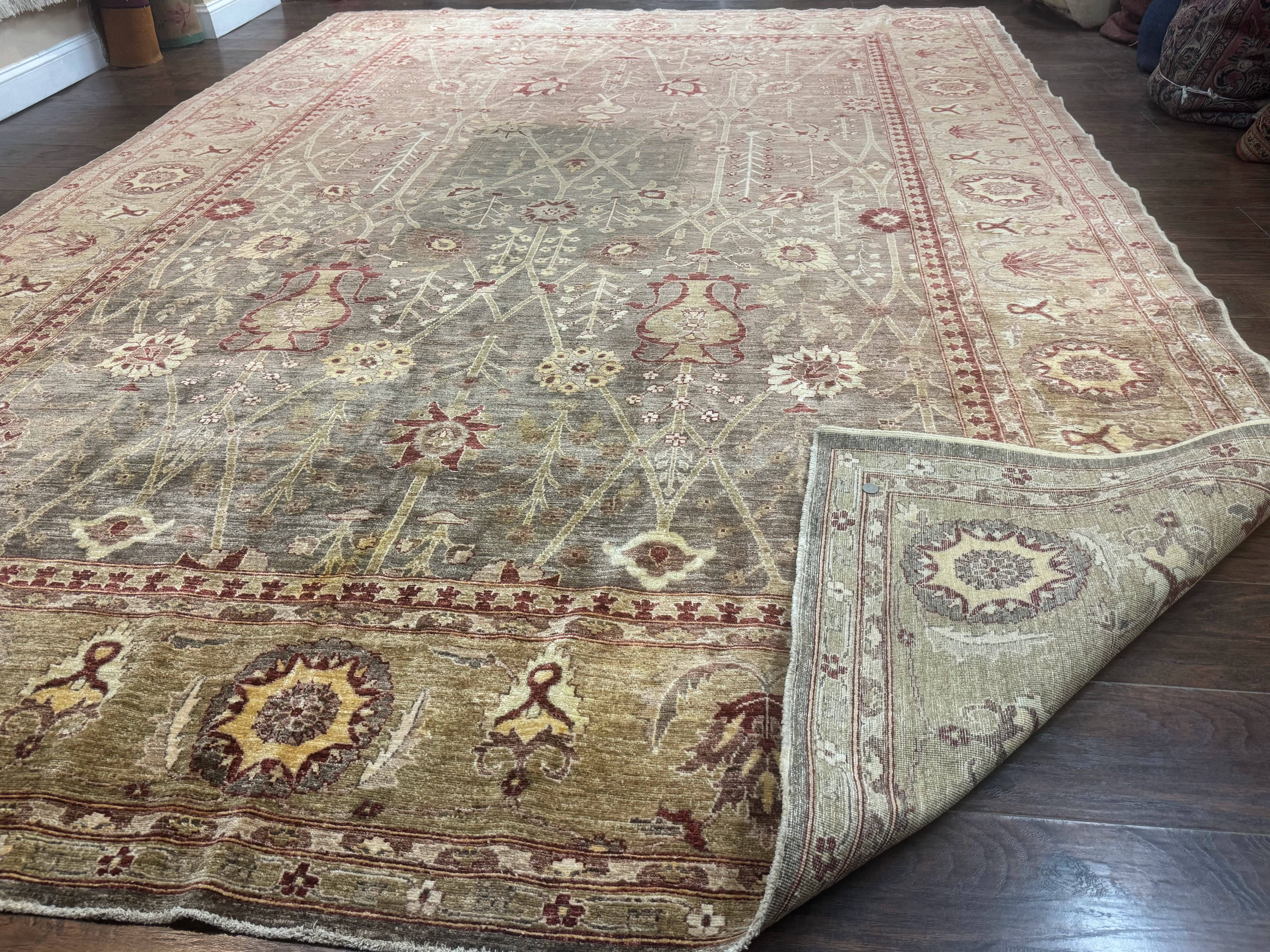 Pakistani Rug 10x14, Large Peshawar Chobi Carpet - Jewel Rugs