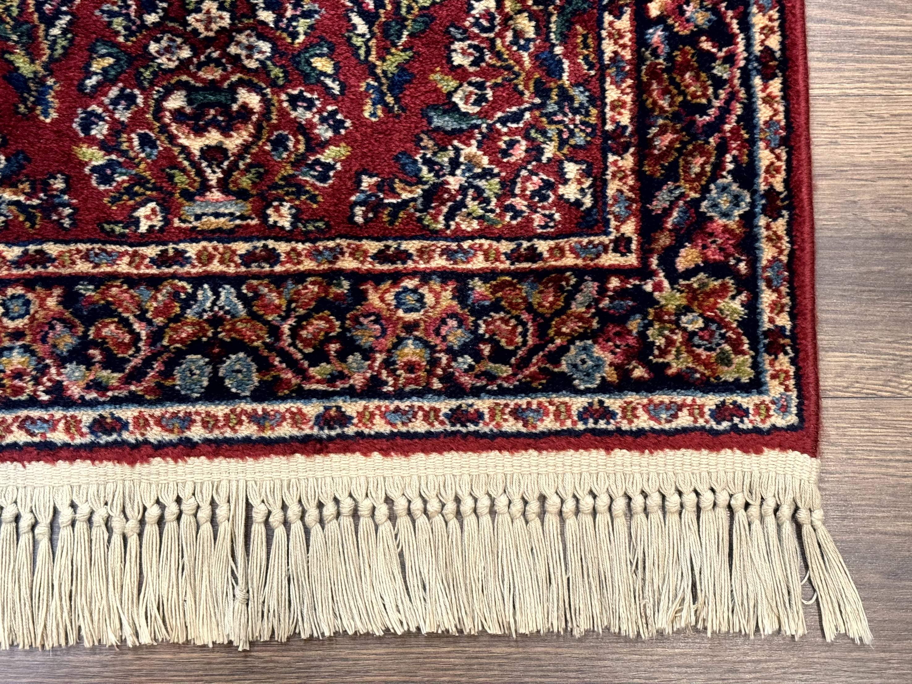 Karastan Runner Rug 2.6 x 8.6, Red Sarouk #785, Original 700 Series, Wool, Rare - Jewel Rugs