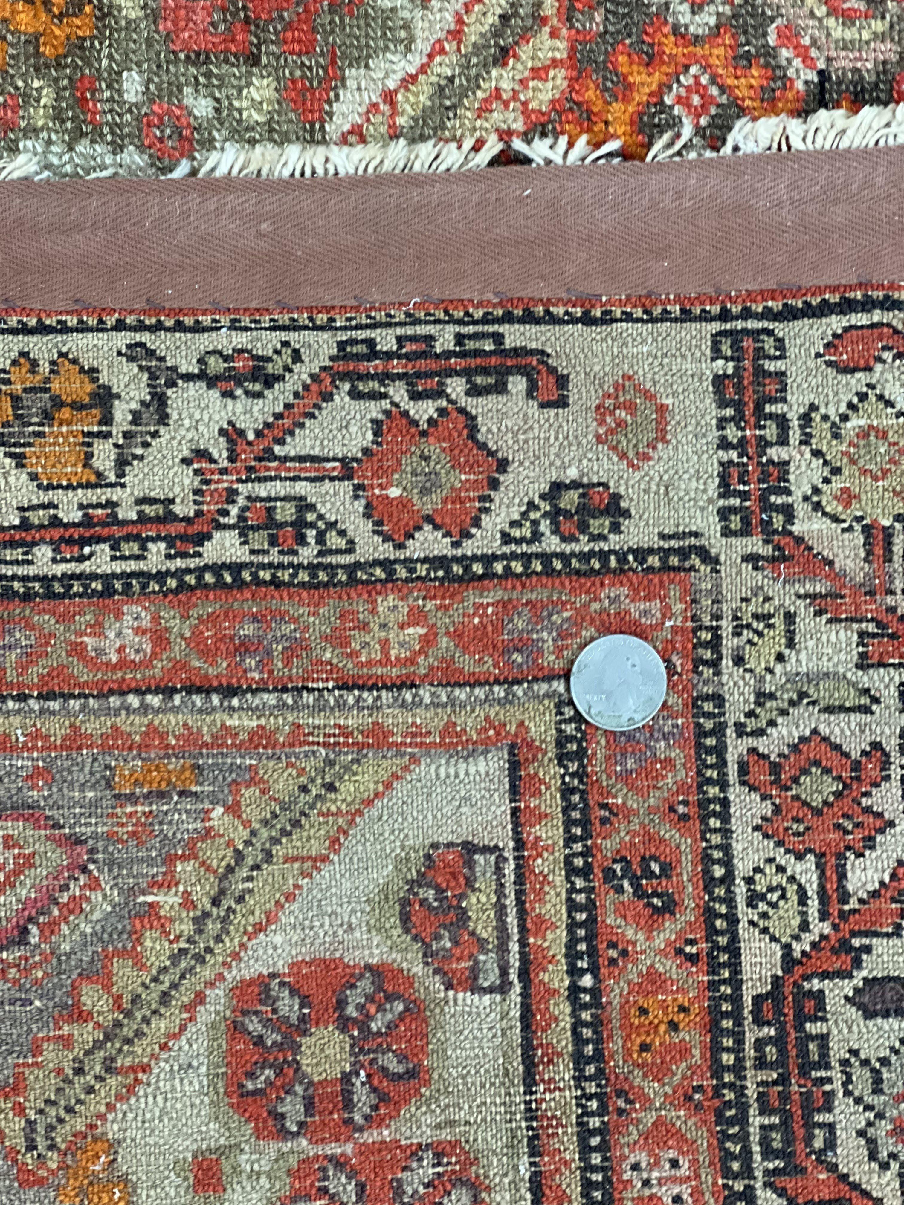 Wonderful Antique Persian Malayer Rug 4x6, Wool Hand Knotted Authentic Oriental Carpet, Very Fine - Jewel Rugs