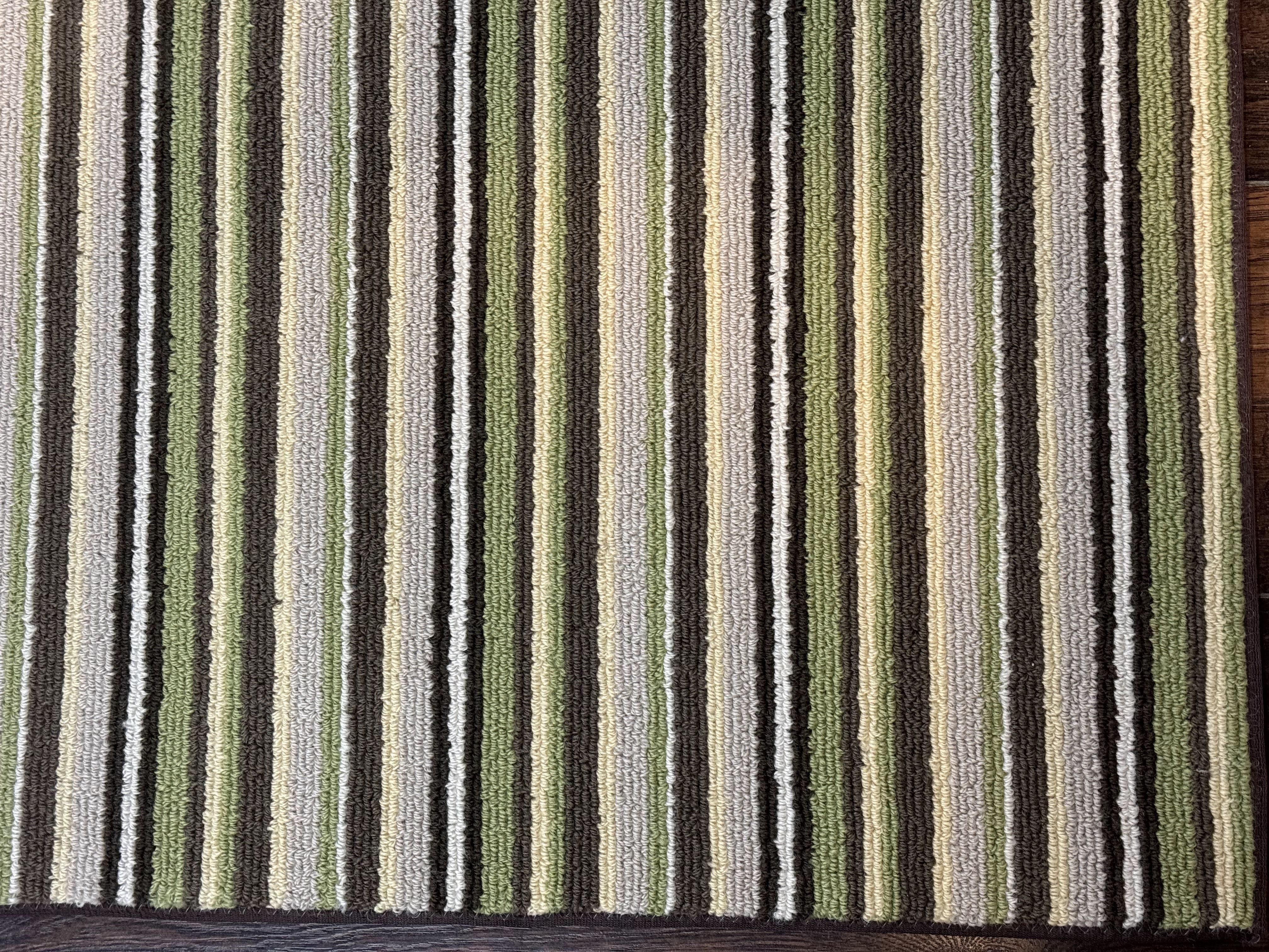 Stark Power Loomed Striped Rug 6x9, Multicolor Vintage Stark Carpet - Jewel Rugs