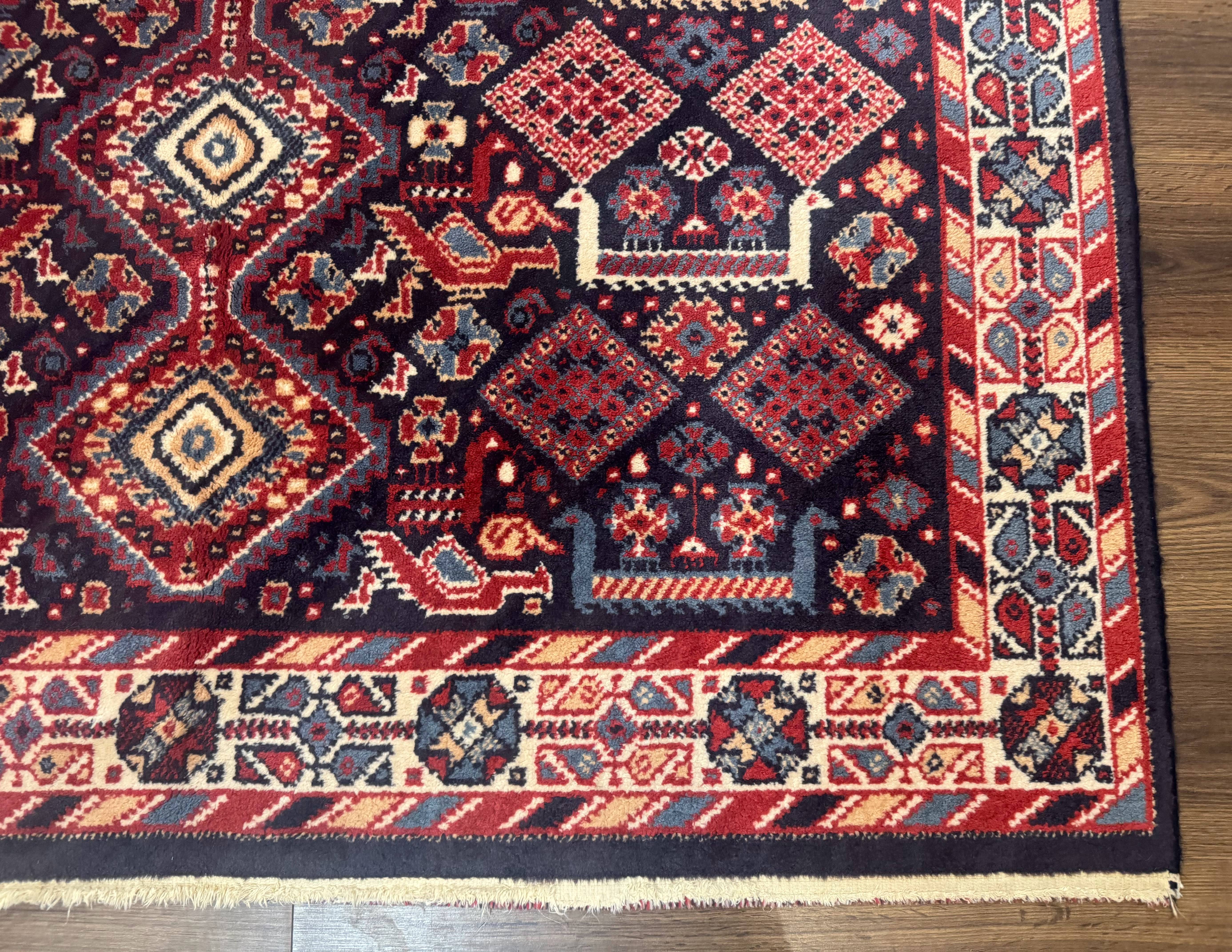 Karastan Rug 5x8, Yuruk Collection #530, Geometric Tribal Wool Pile Vintage Carpet - Jewel Rugs